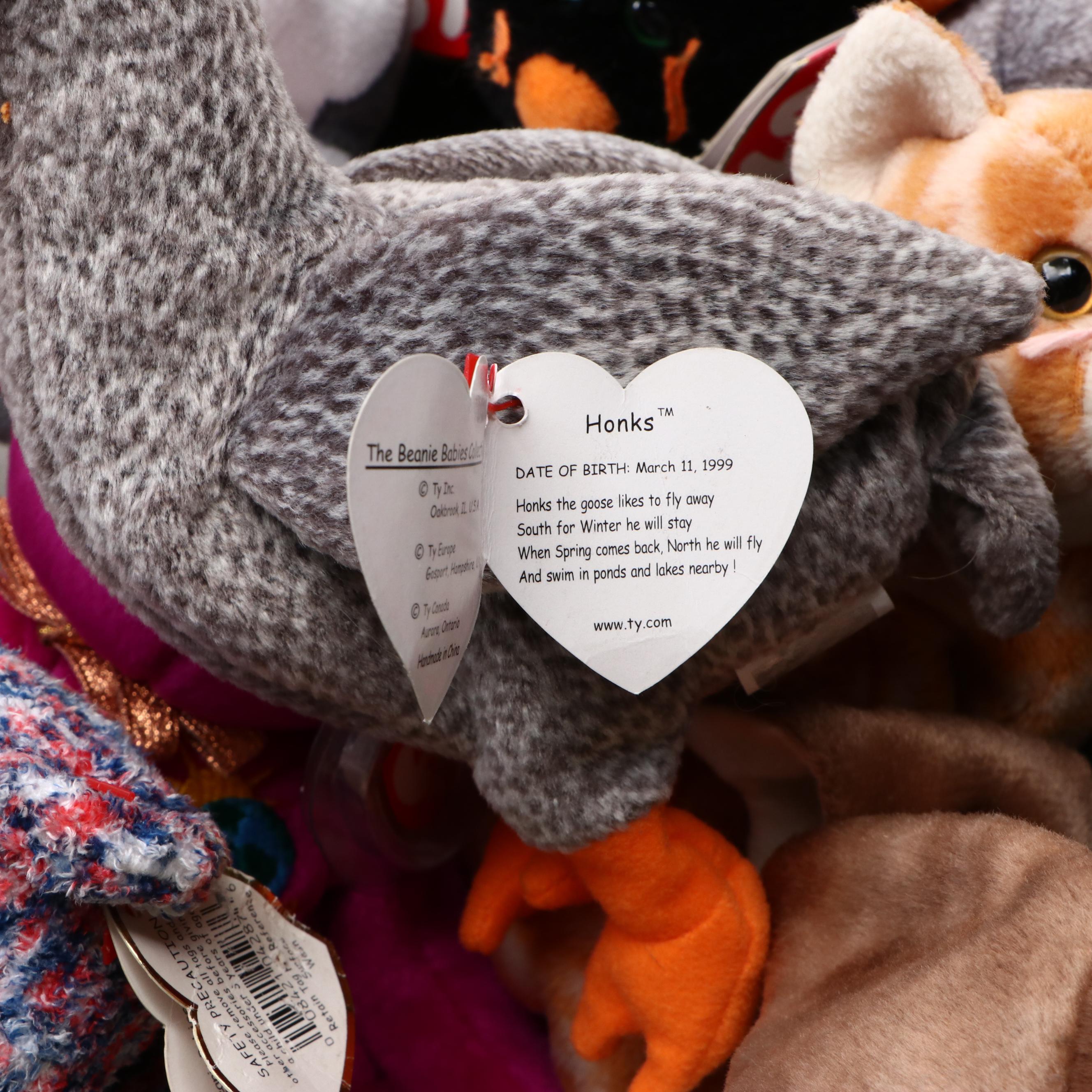 Ty Honks, Shamrock, Hope, Valentina and More Beanie Babies