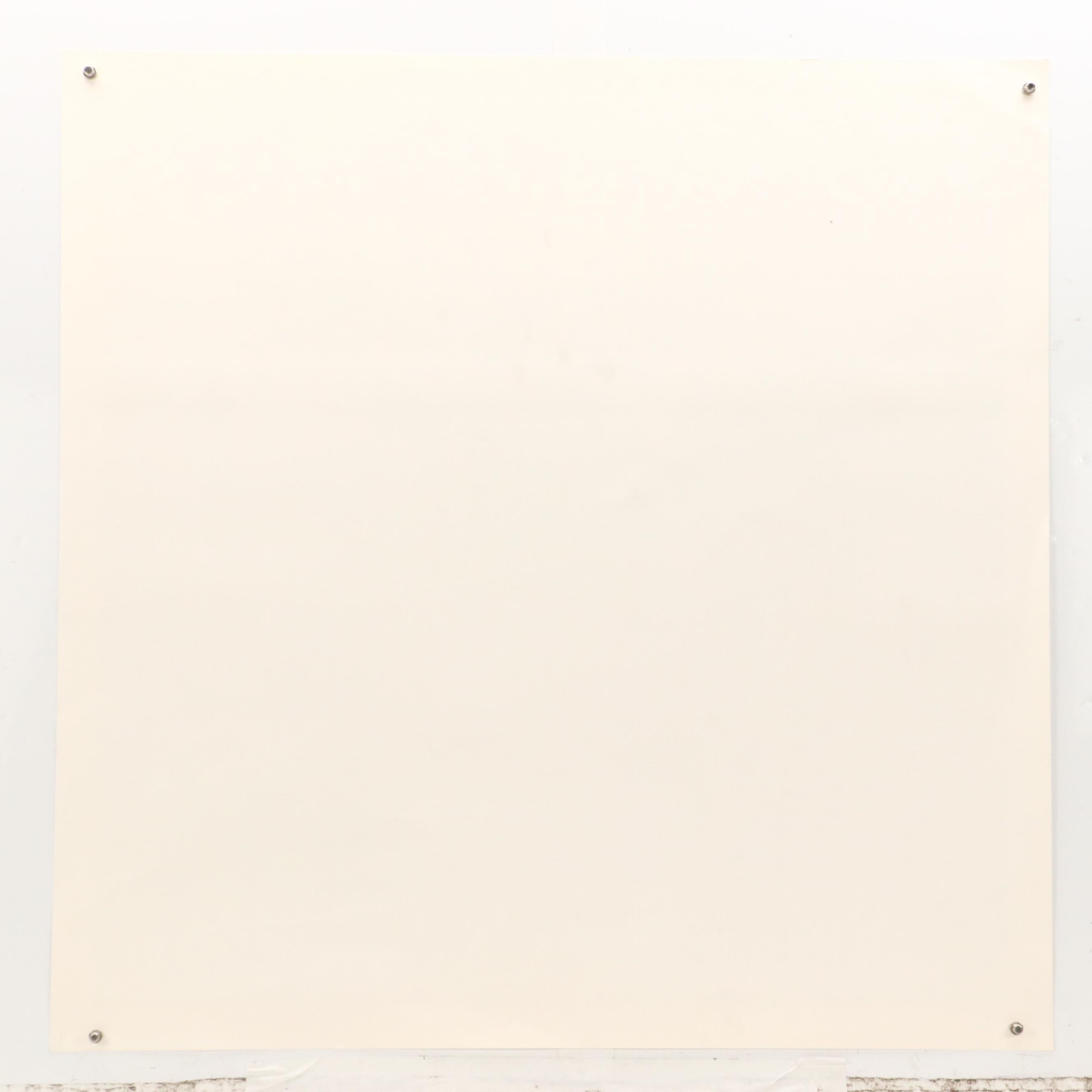 Thomas Whelan Benton Abstract Serigraph "Rainbow Mountain," 1981