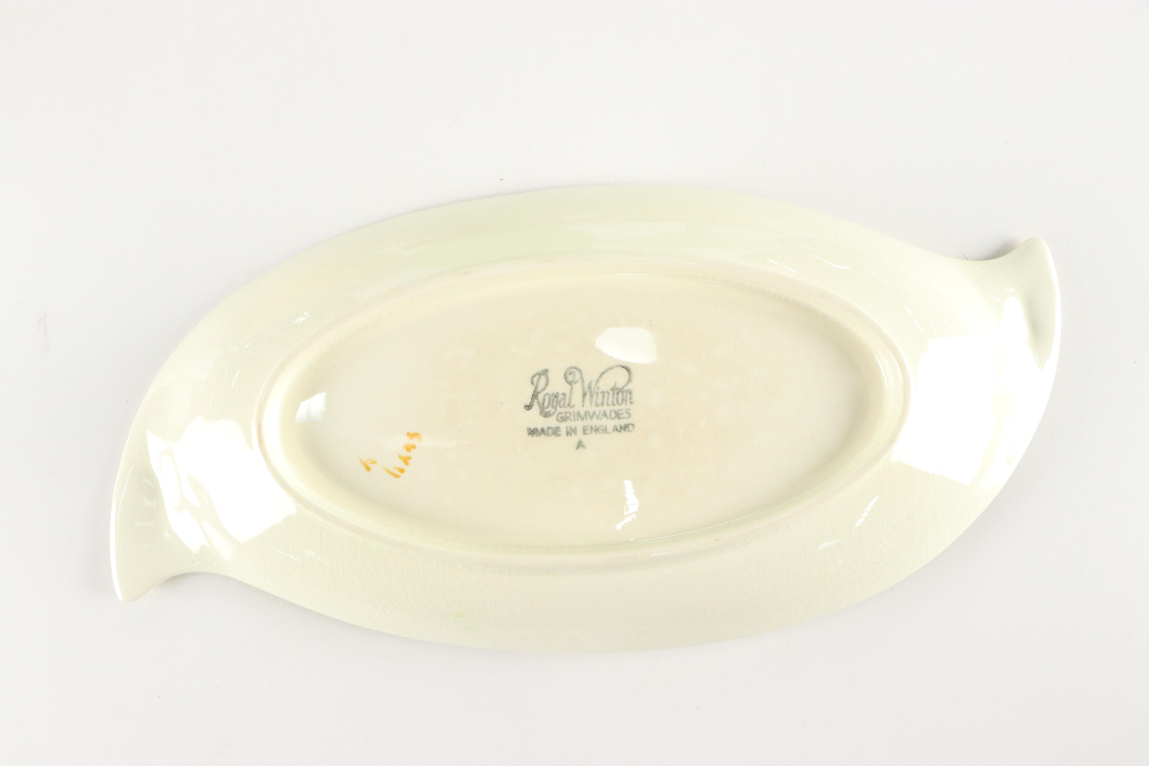 Royal Winton Ceramic Dinnerware with Other Ceramic and Glass Tableware