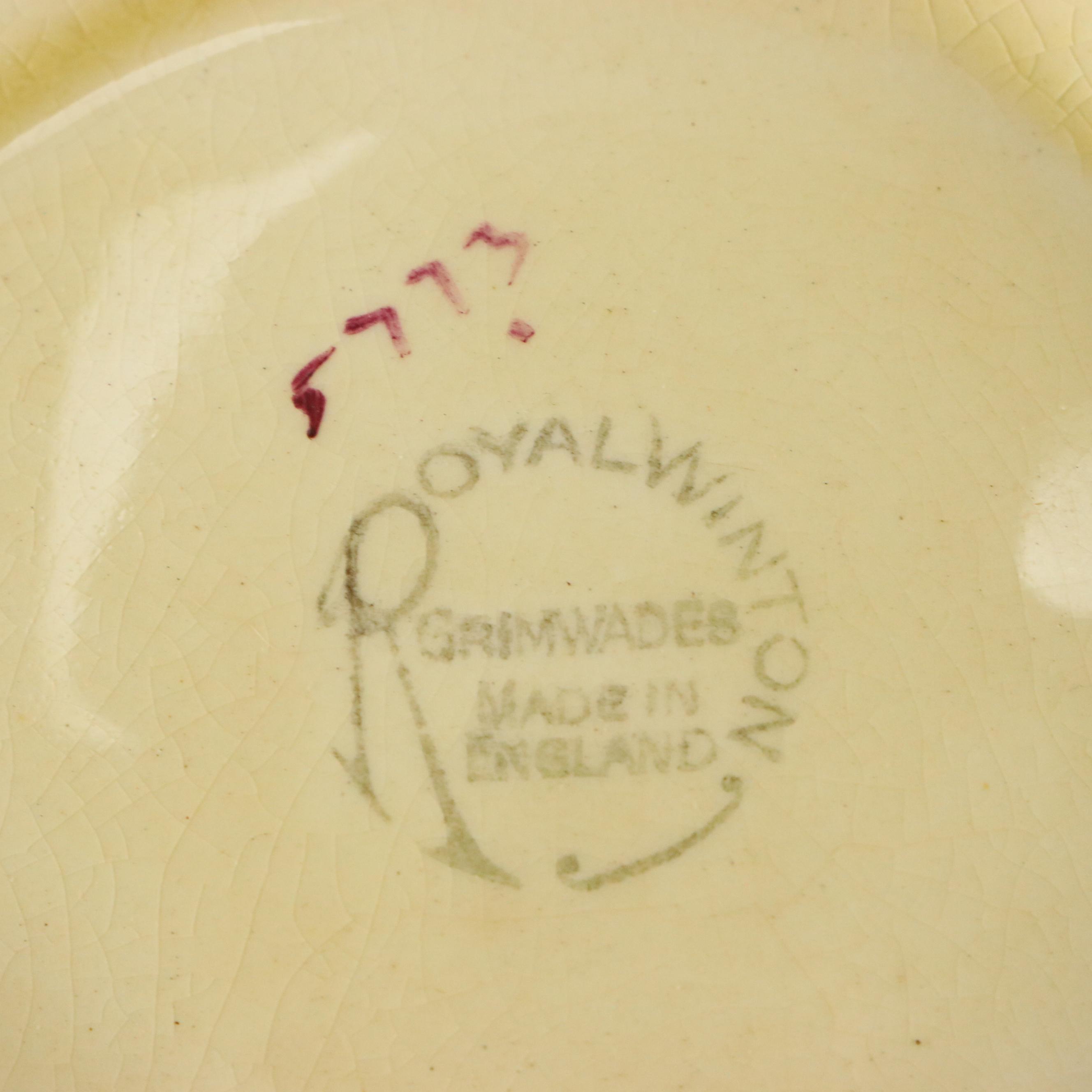 Royal Winton Ceramic Dinnerware with Other Ceramic and Glass Tableware