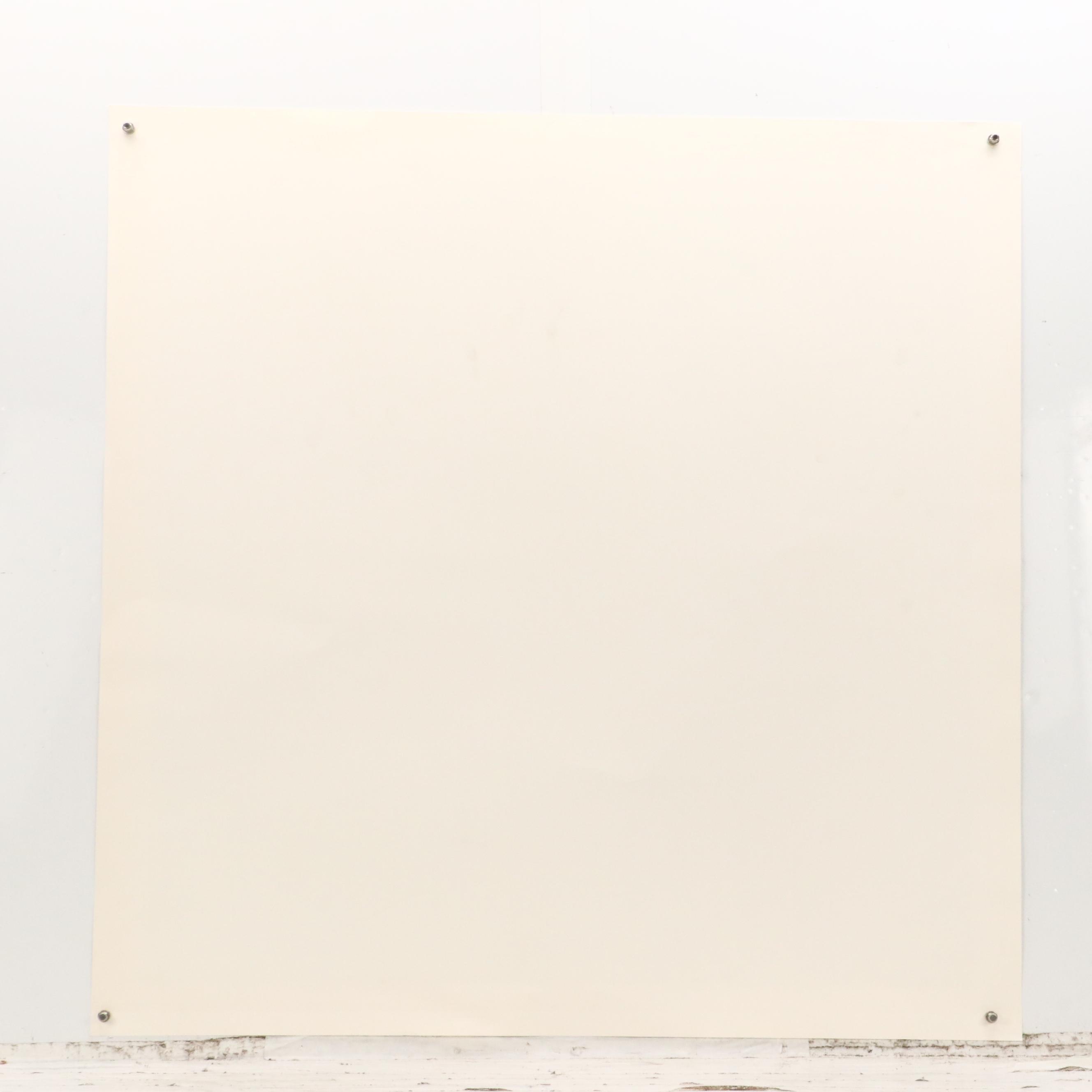 Thomas Whelan Benton Abstract Serigraph "Earthline Red," 1981