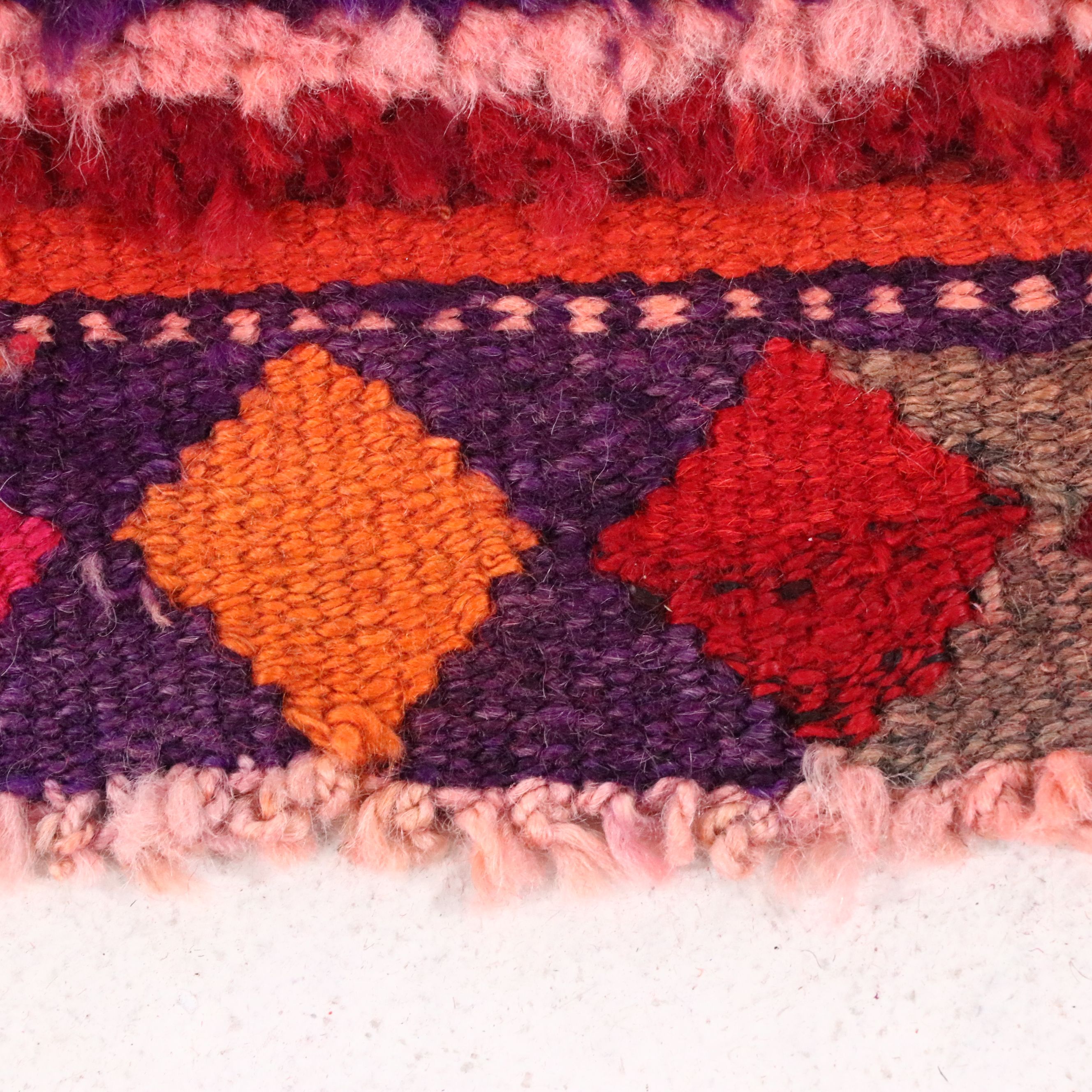 3'4 x 12'1 Hand-Knotted Turkish Village Long Rug