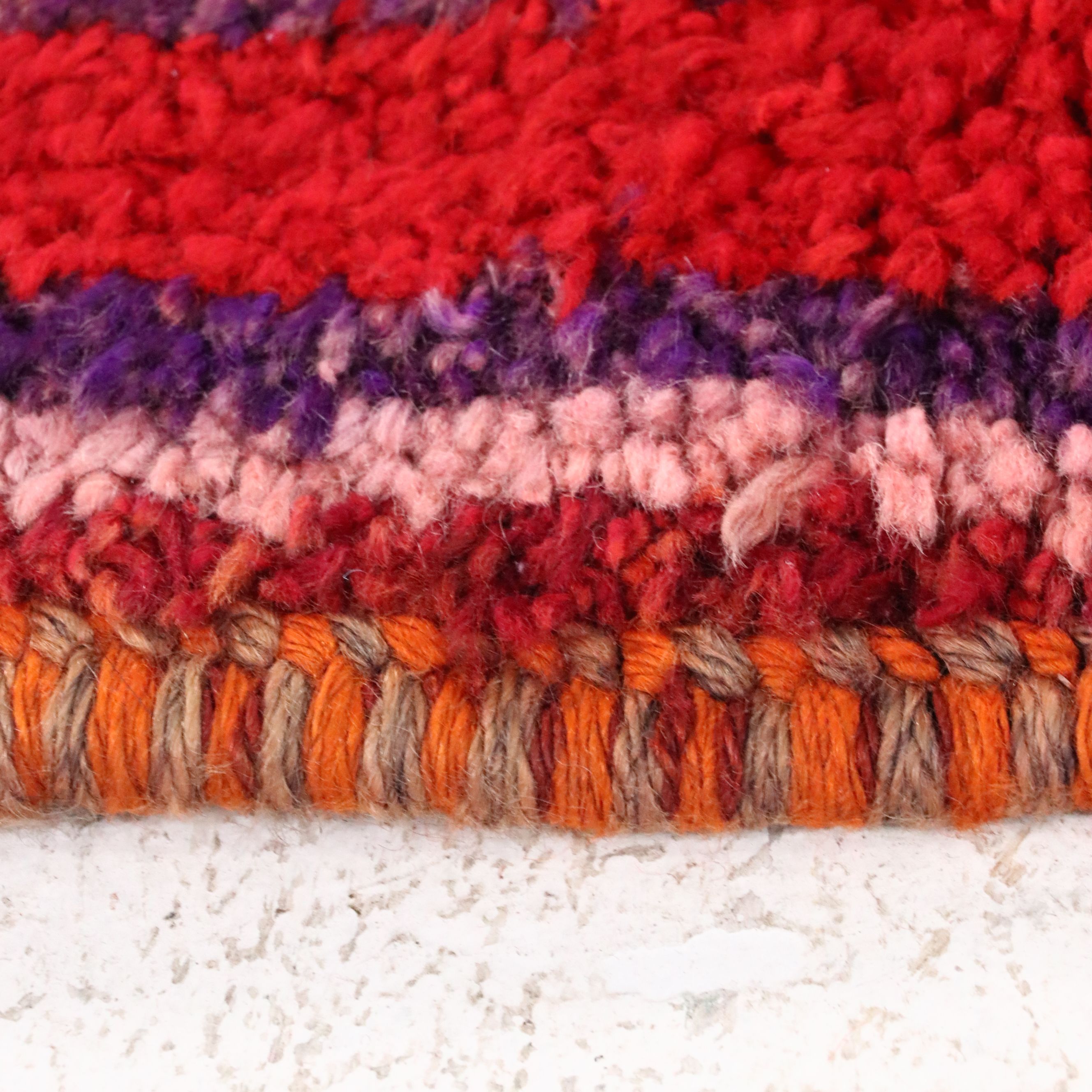 3'4 x 12'1 Hand-Knotted Turkish Village Long Rug