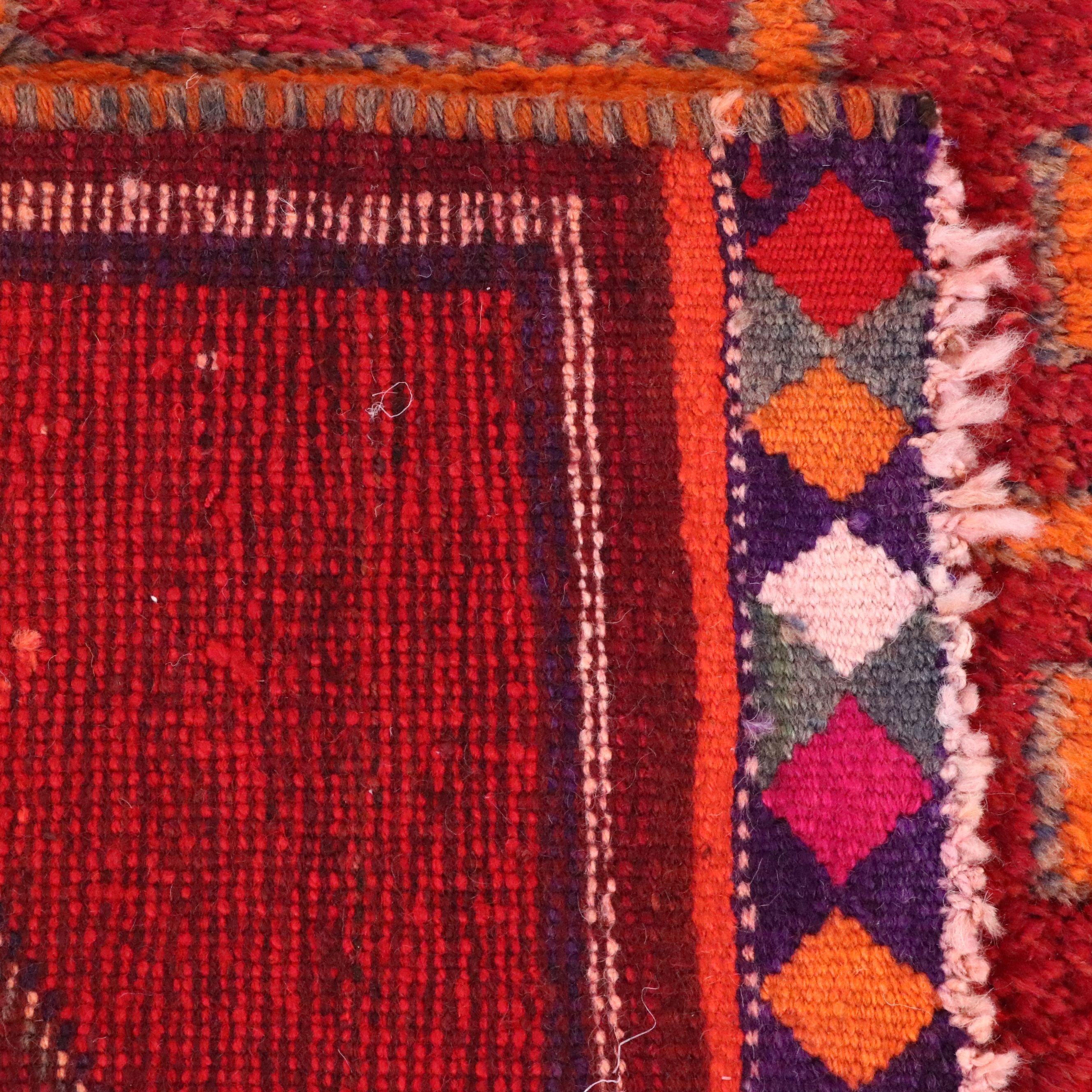 3'4 x 12'1 Hand-Knotted Turkish Village Long Rug