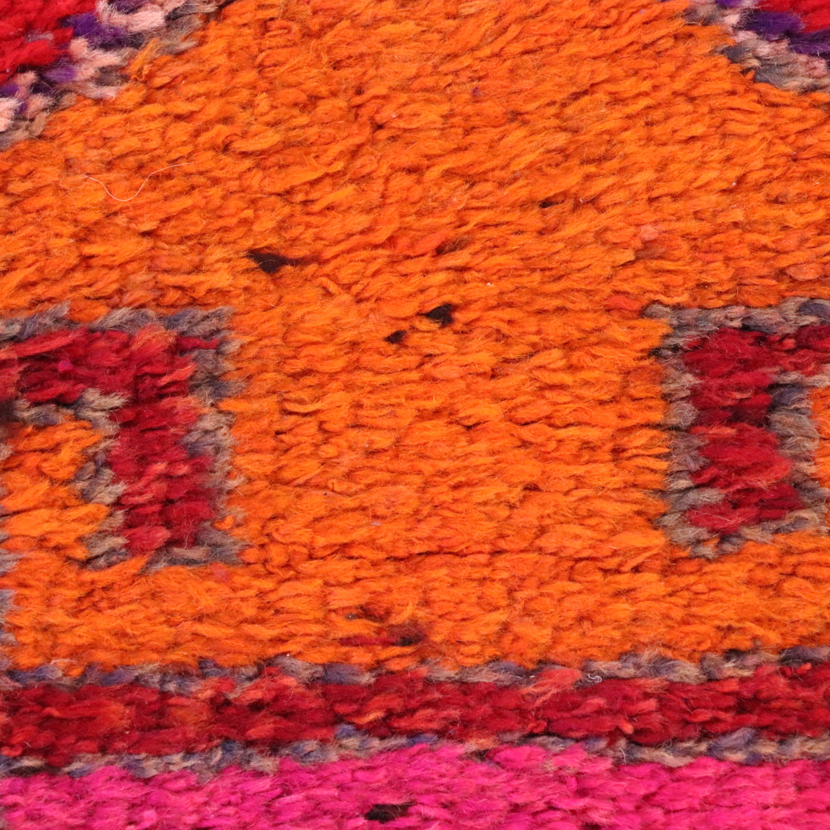 3'4 x 12'1 Hand-Knotted Turkish Village Long Rug