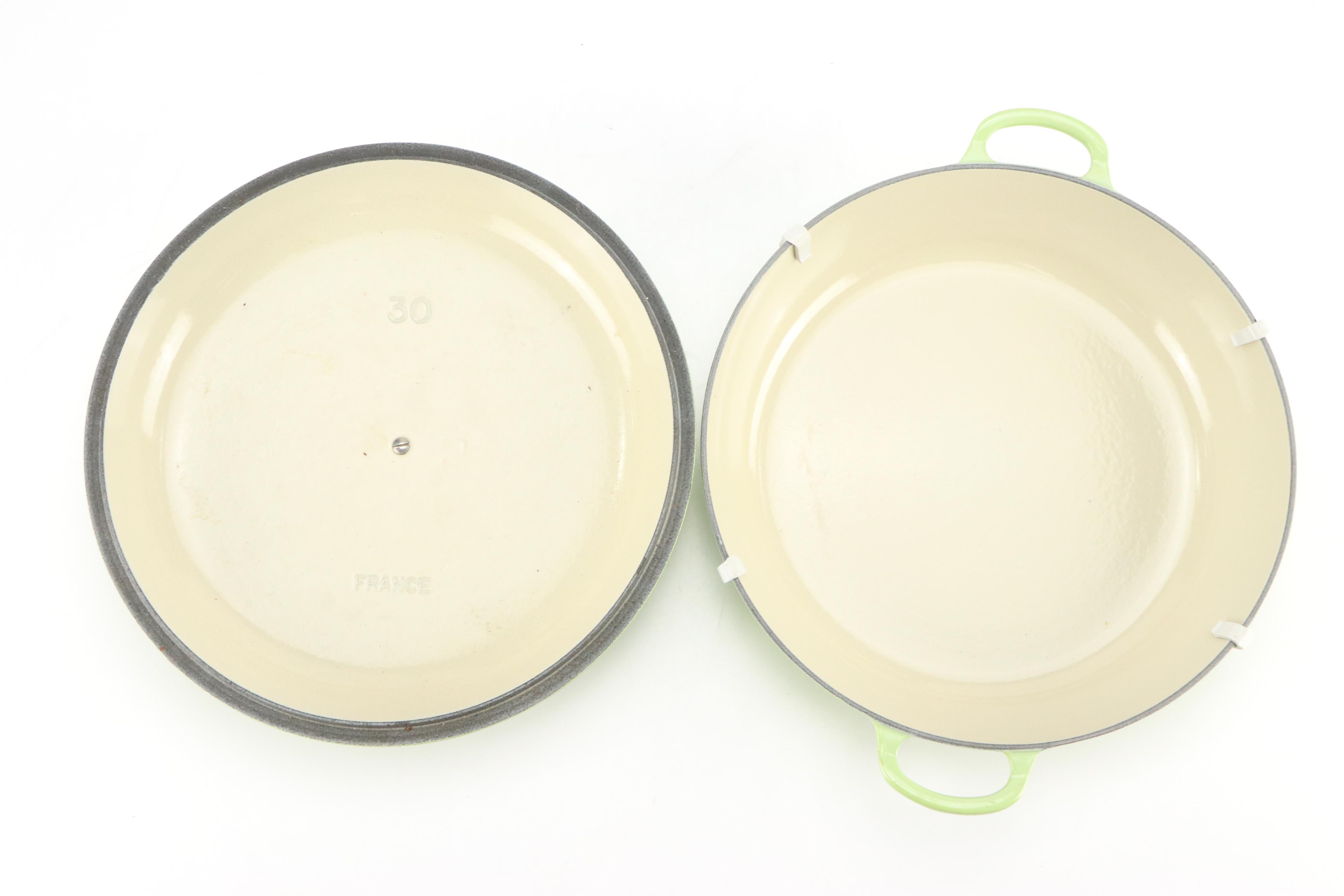 Le Creuset Kiwi Green Enameled Cast Iron Braiser