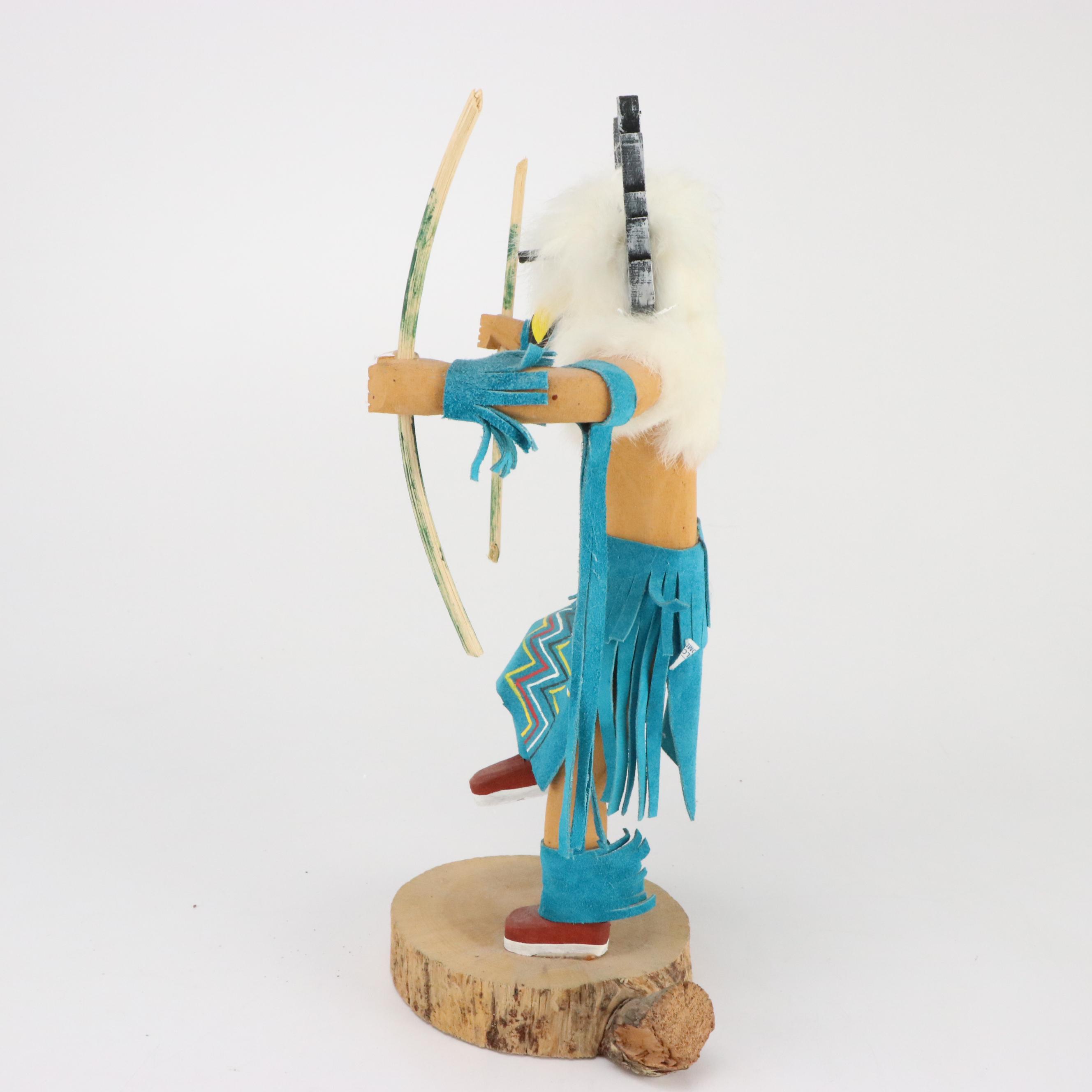 "Owl" and "Morning Singer" Handmade Katsina Dolls