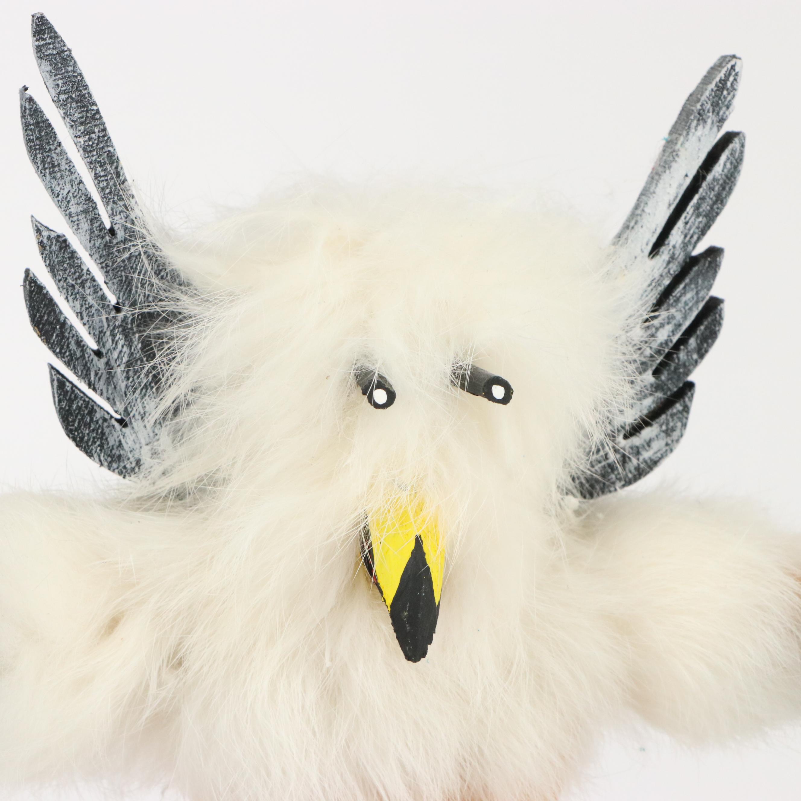 "Owl" and "Morning Singer" Handmade Katsina Dolls