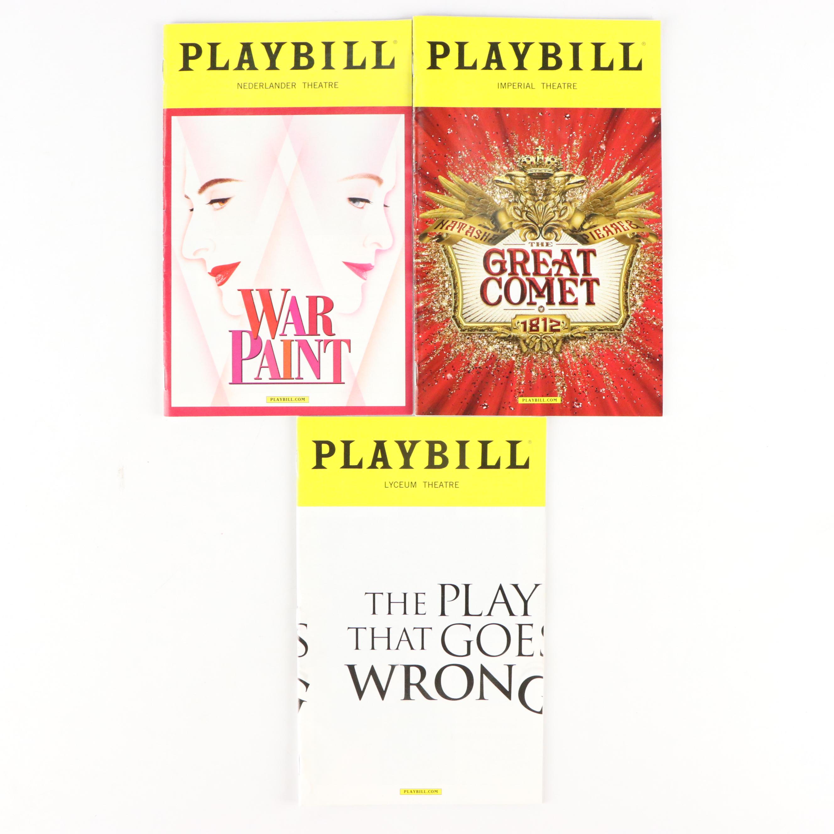 Broadway Playbills with Cirque Du Soleil and More Soundtracks