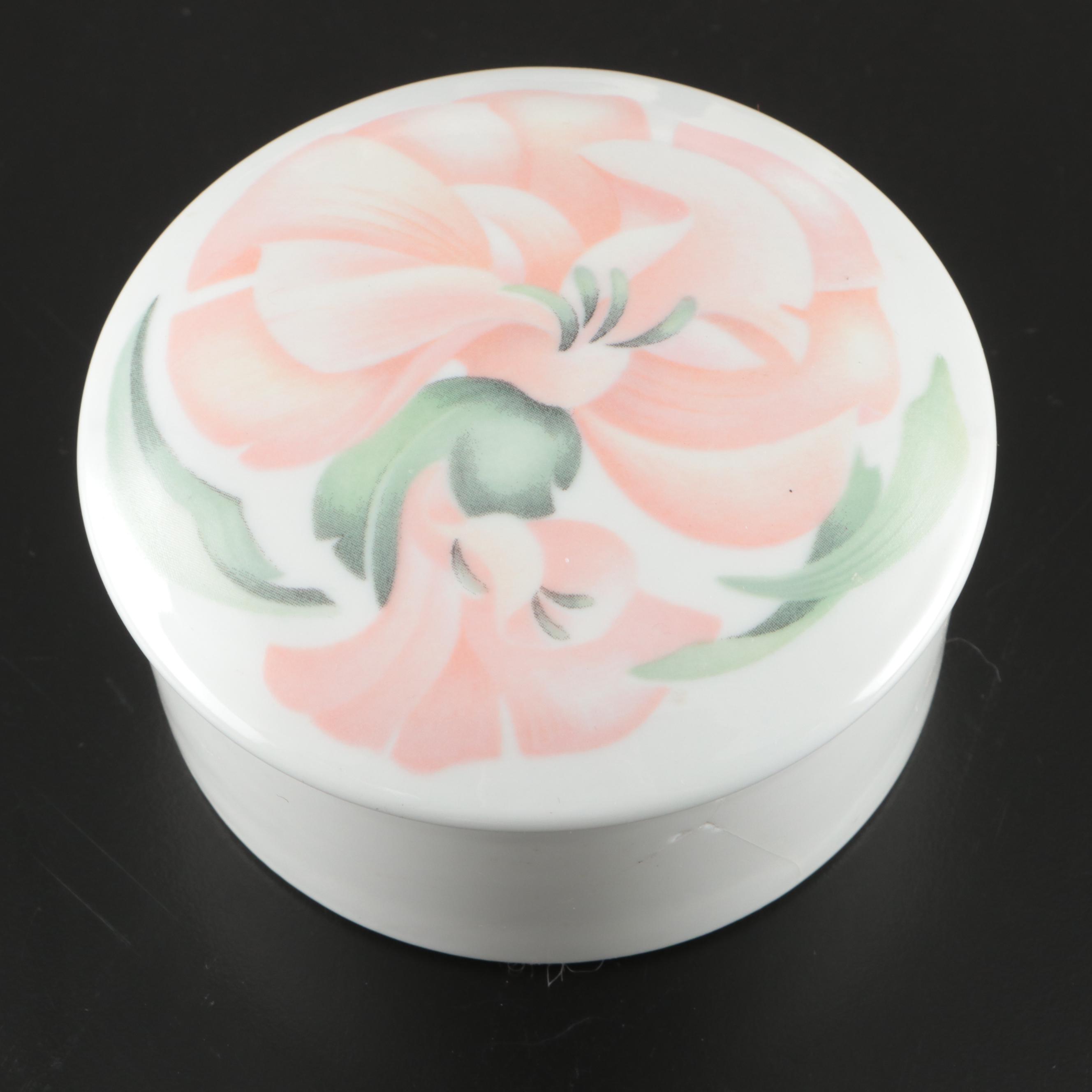 Juliska Portuguese Ceramic Teapot and Other Porcelain Tableware