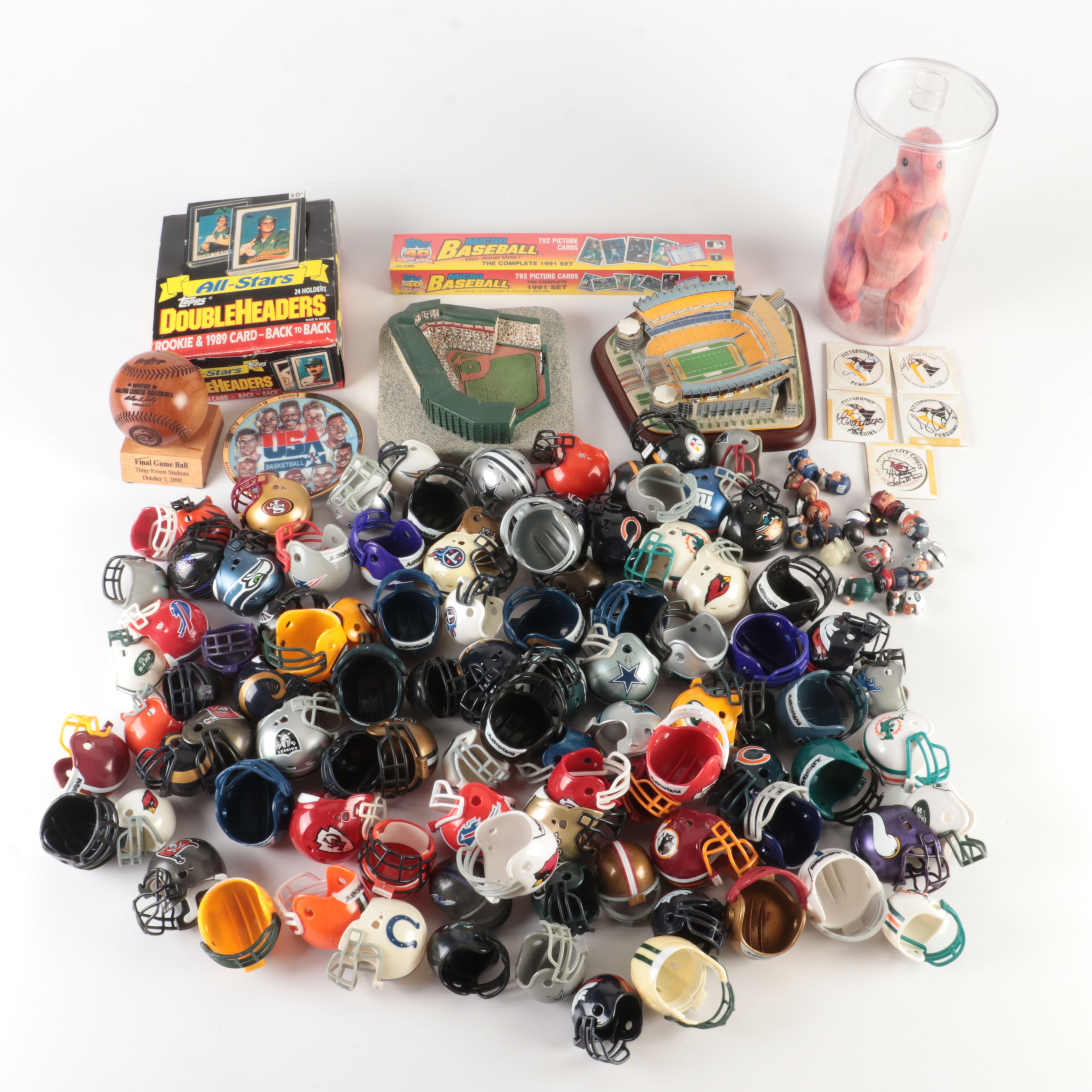 Baseball Cards, Football Souvenirs, Signatures, and More