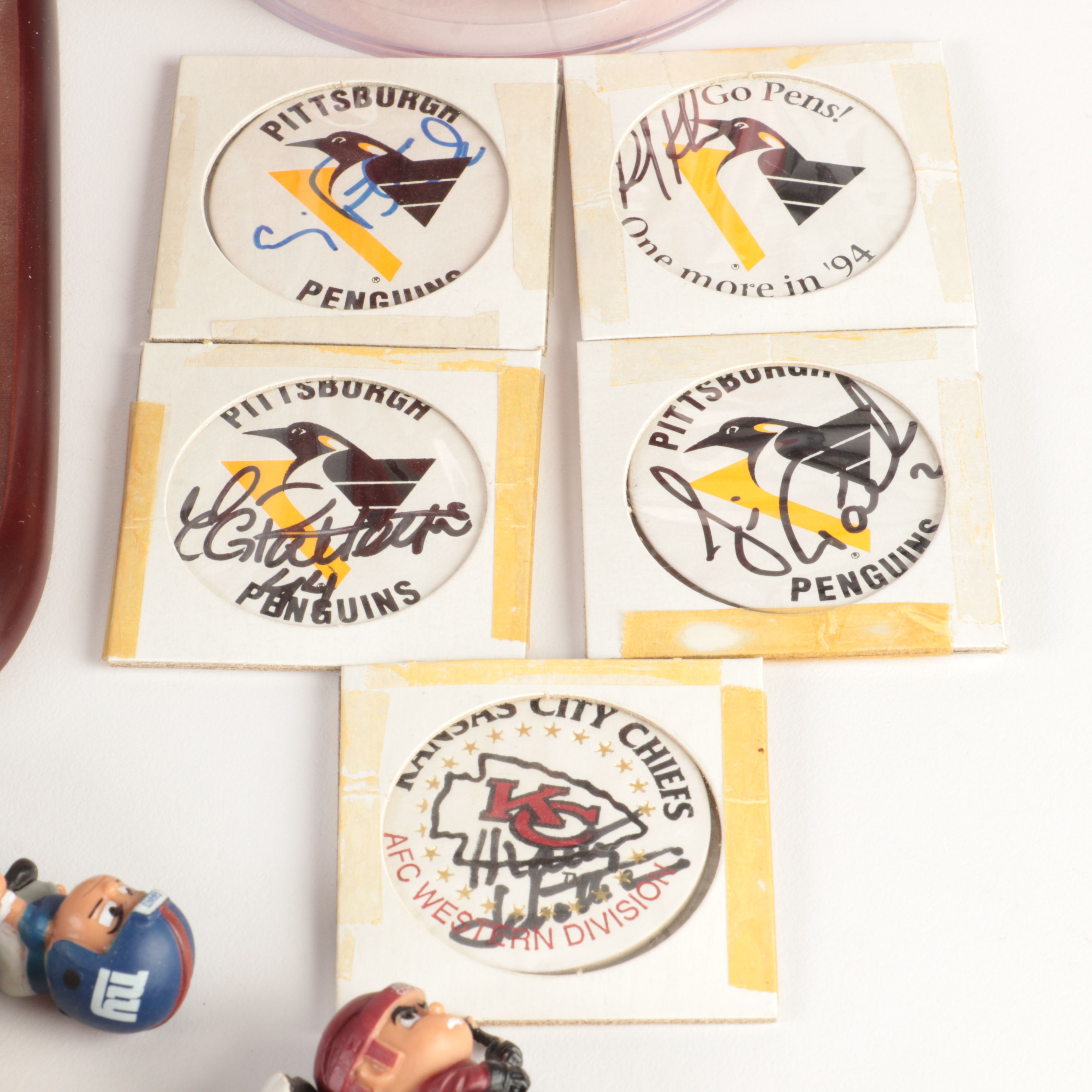 Baseball Cards, Football Souvenirs, Signatures, and More