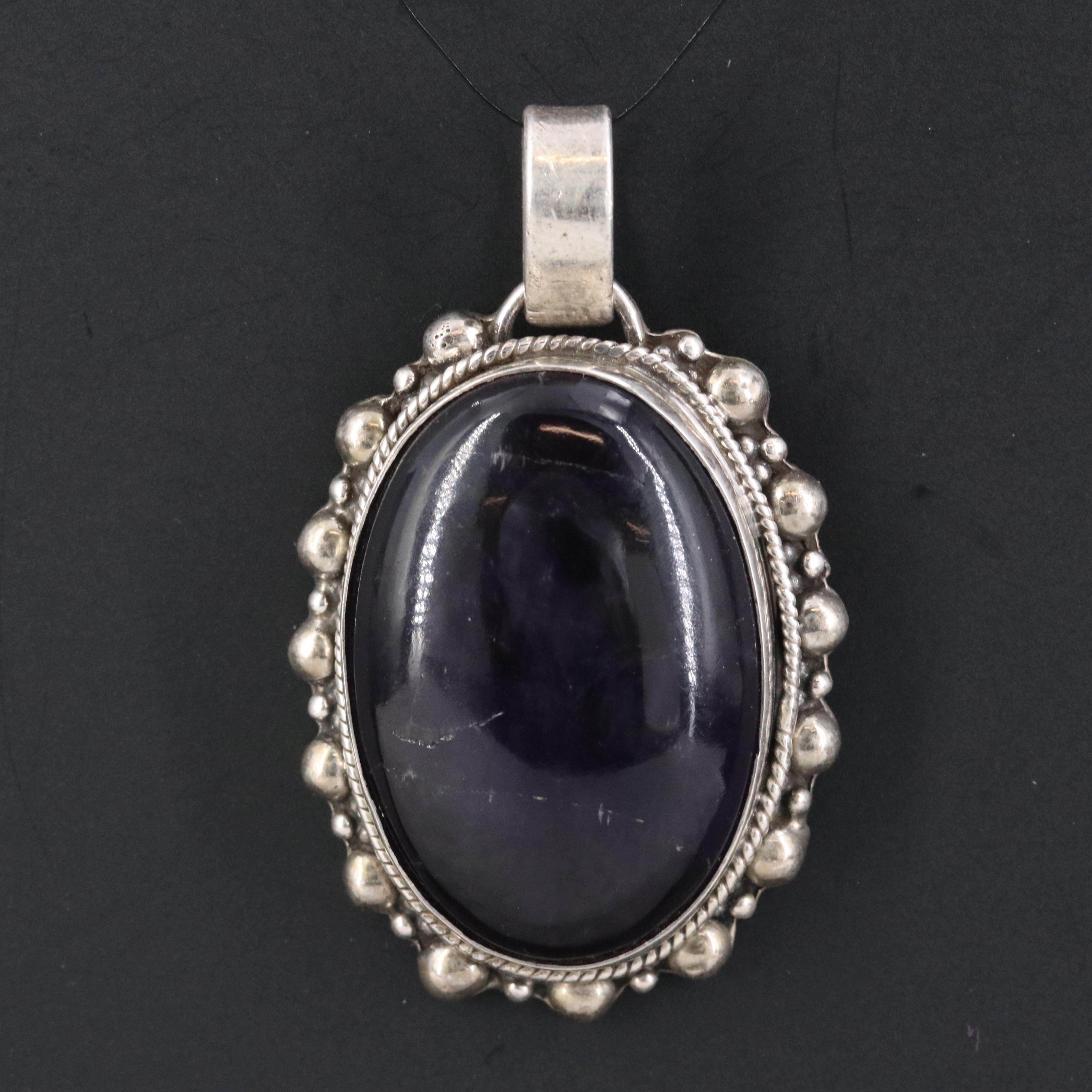 Sterling Amethyst Pendant