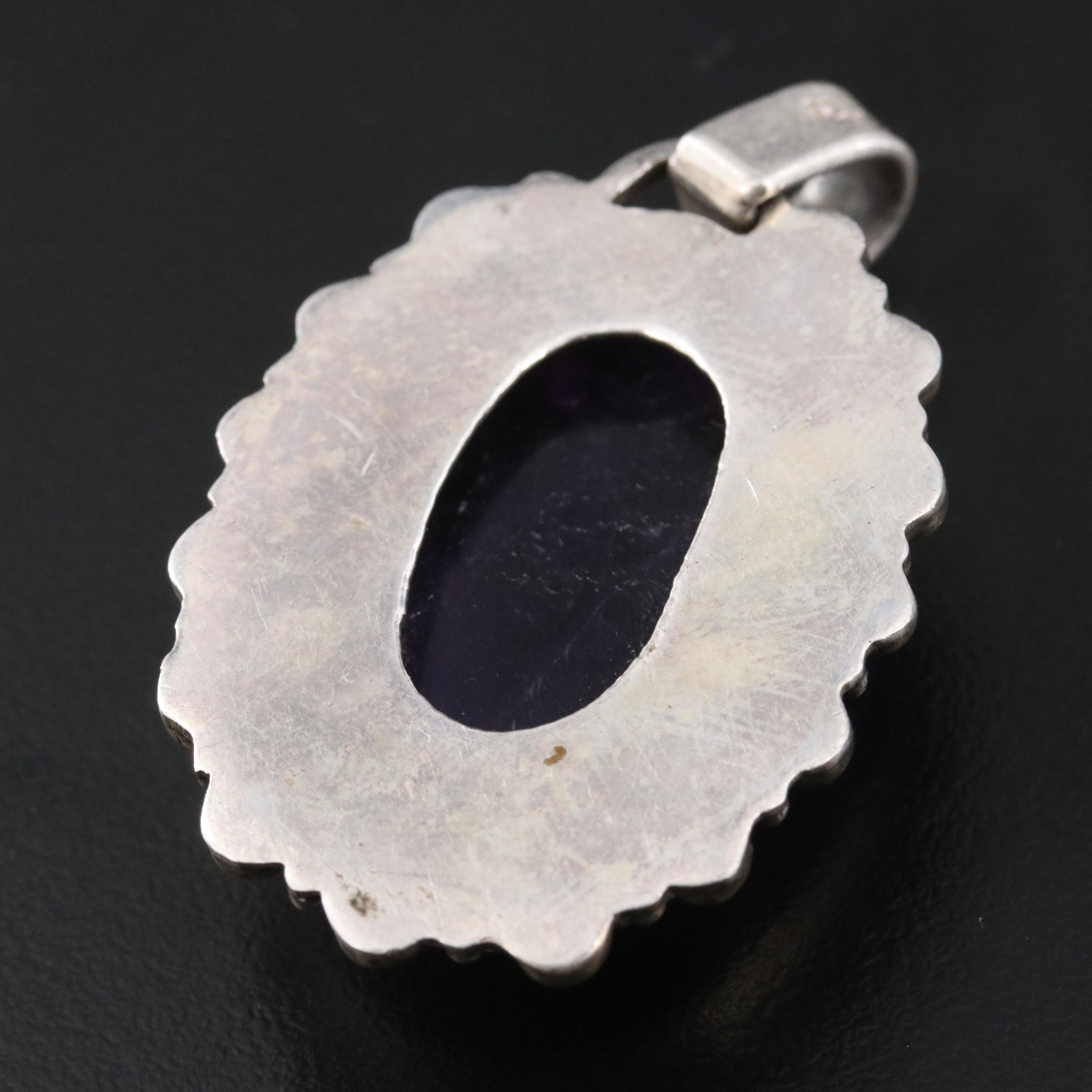 Sterling Amethyst Pendant