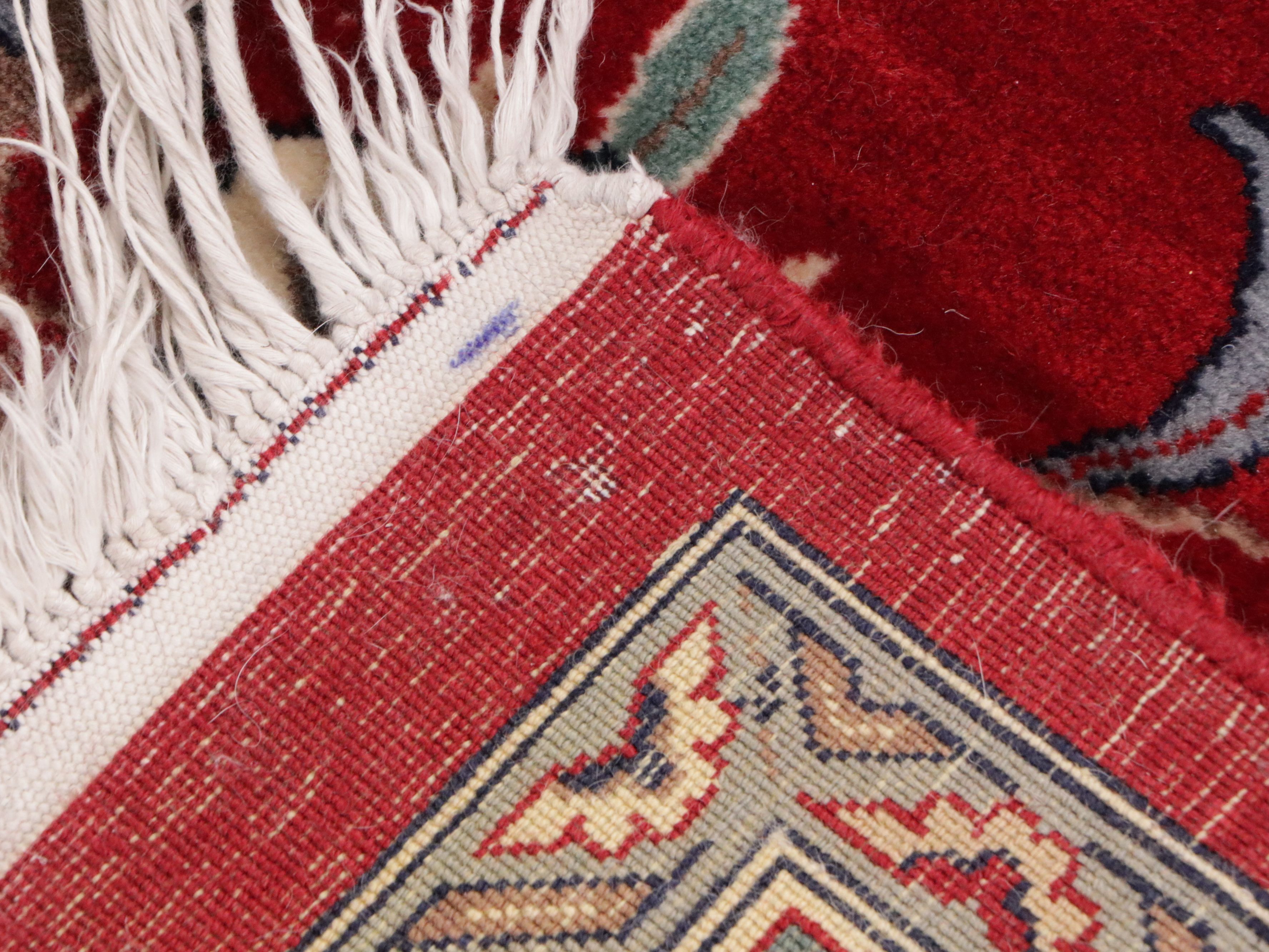 12'2 x 19'2 Hand-Knotted Signed Persian Tabriz Room Sized Rug