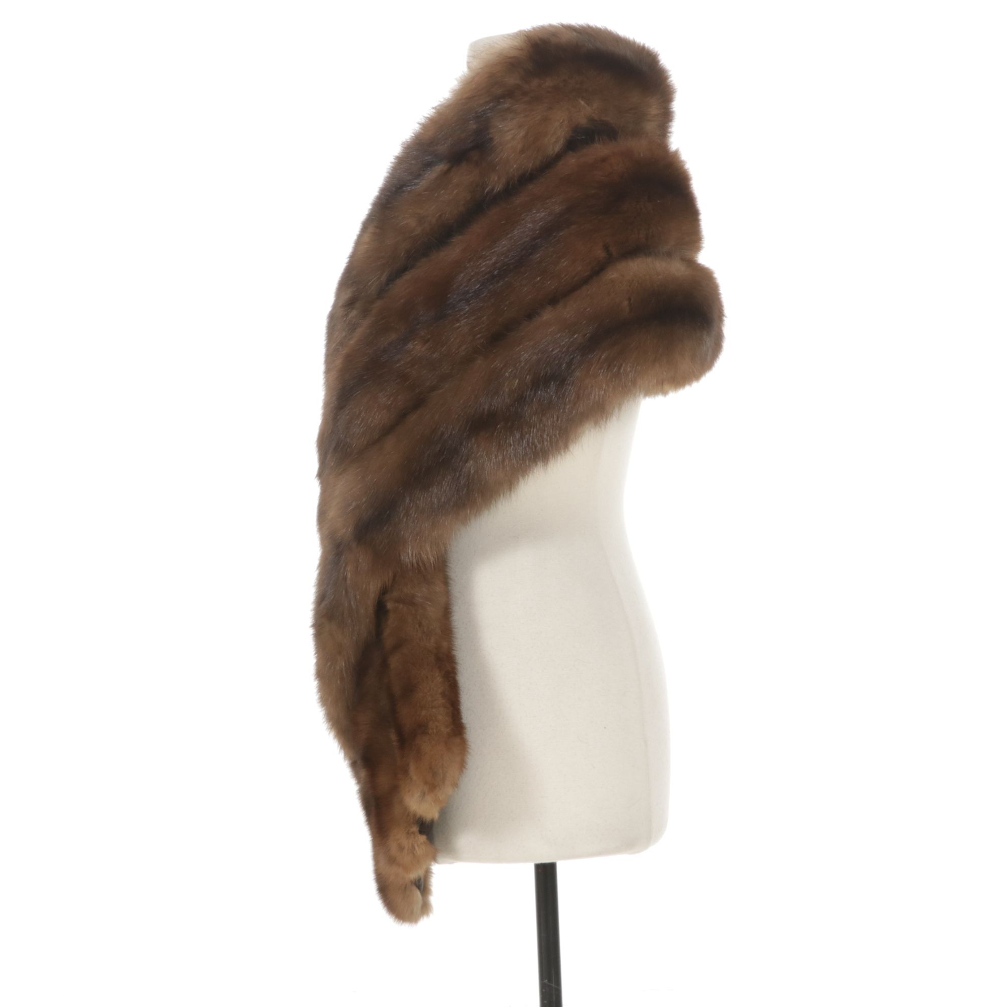 Russian Sable Fur Wrap Stole by I. Magnin