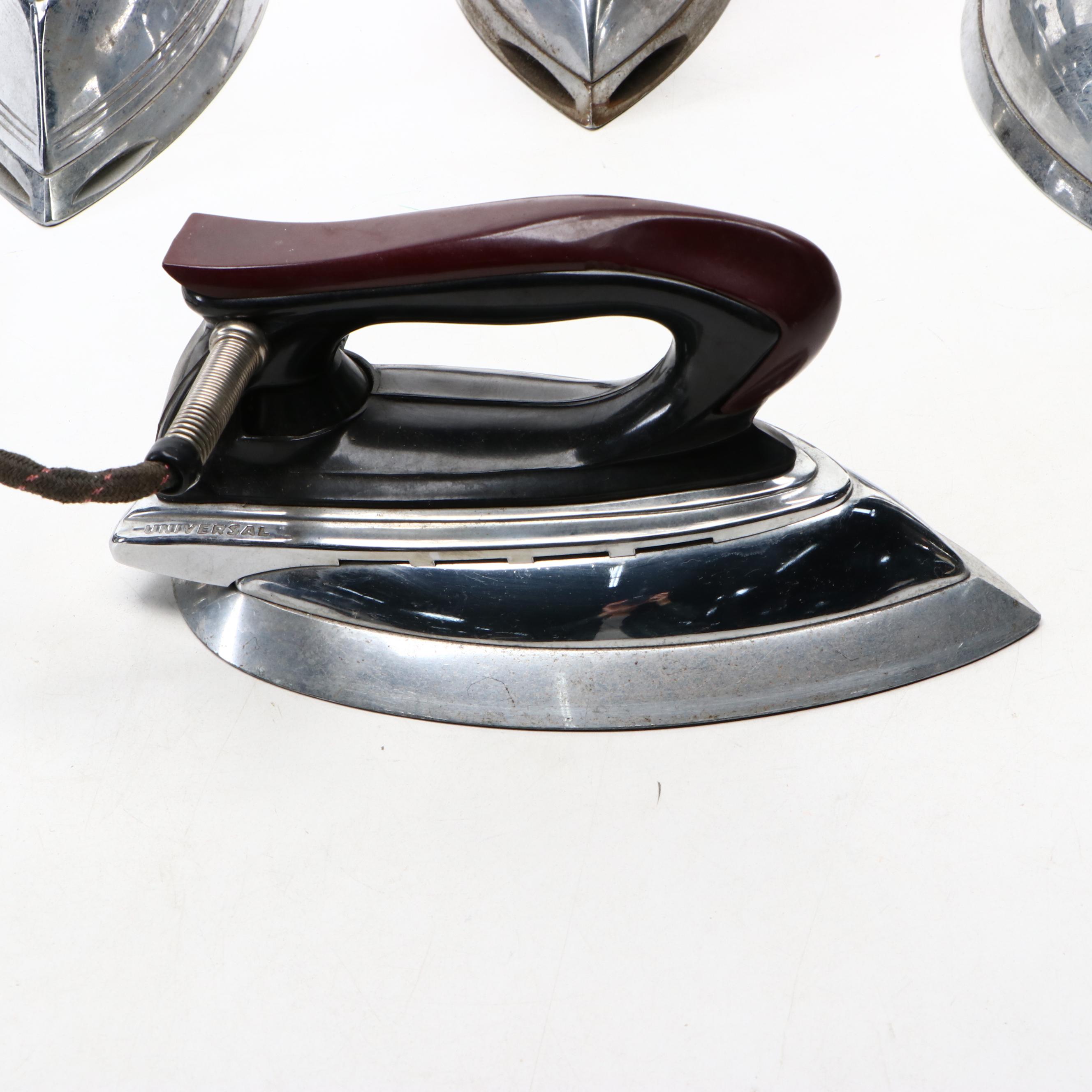 Waverly Tool Co., Universal, General Electric and Other Clothes Irons
