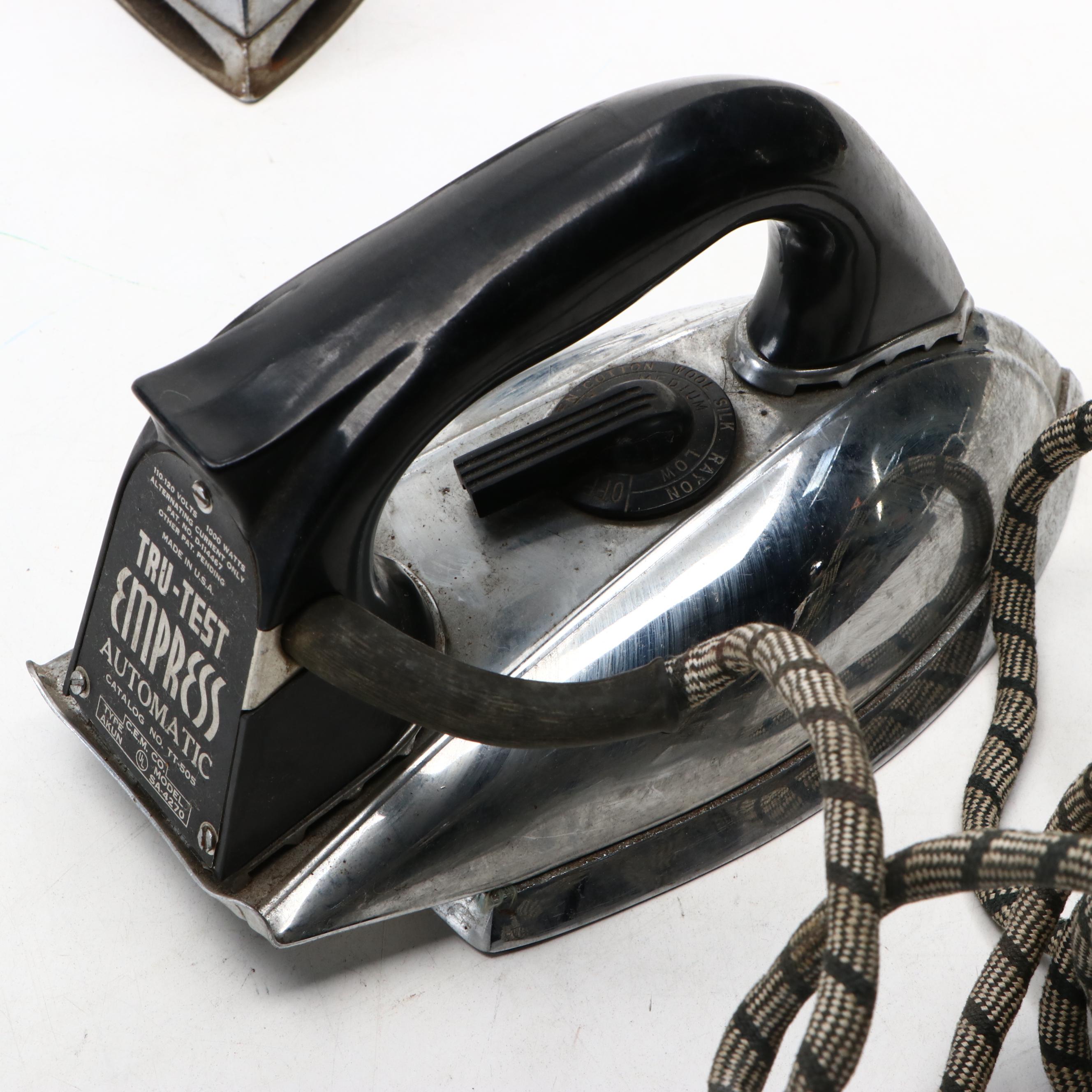 Waverly Tool Co., Universal, General Electric and Other Clothes Irons