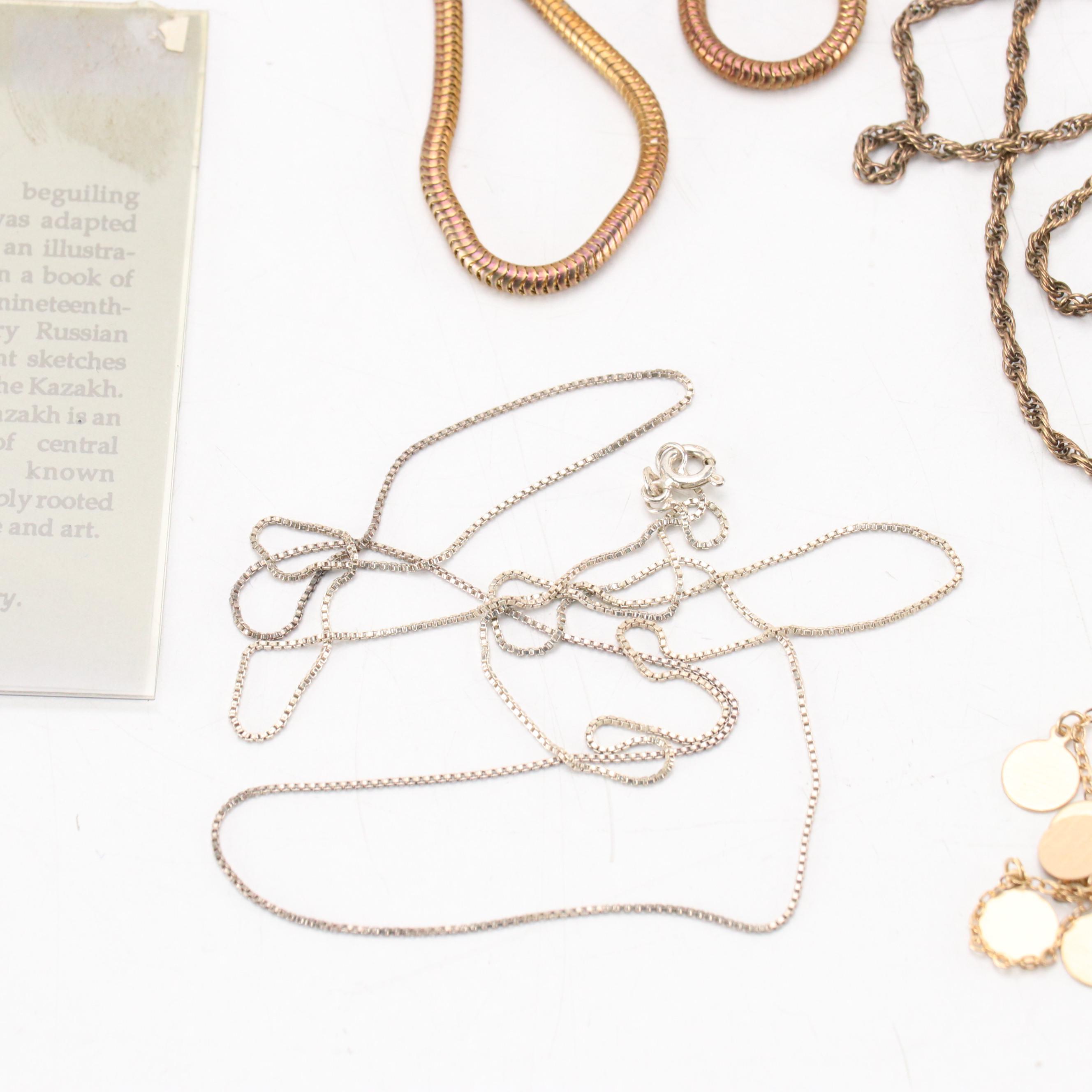 Assorted Accessories Including Necklaces, Brooches, Belt Buckles, Pendants, More