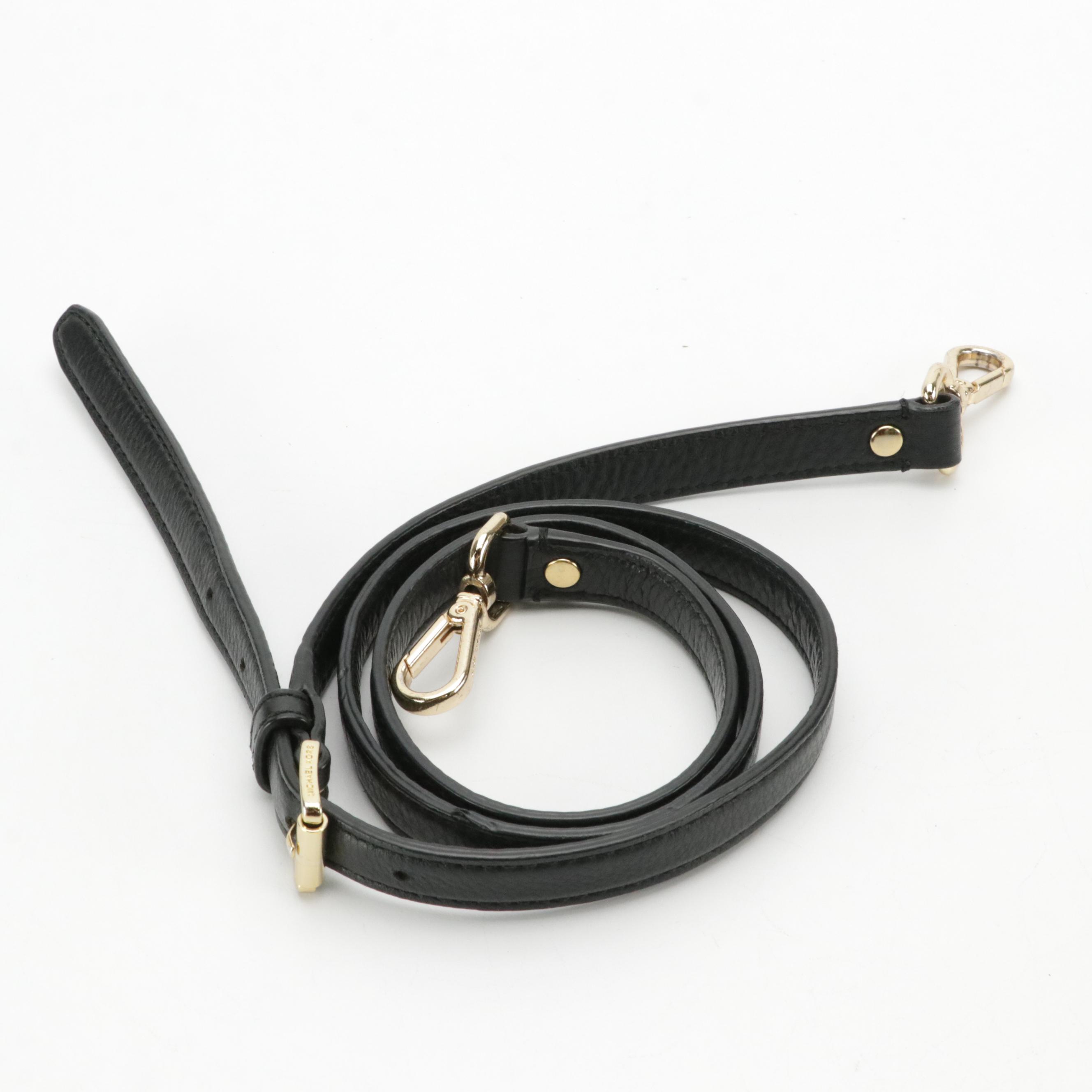 Michael Kors Signature Canvas Tote Bag and Black Leather Two-Way Chain Strap Bag