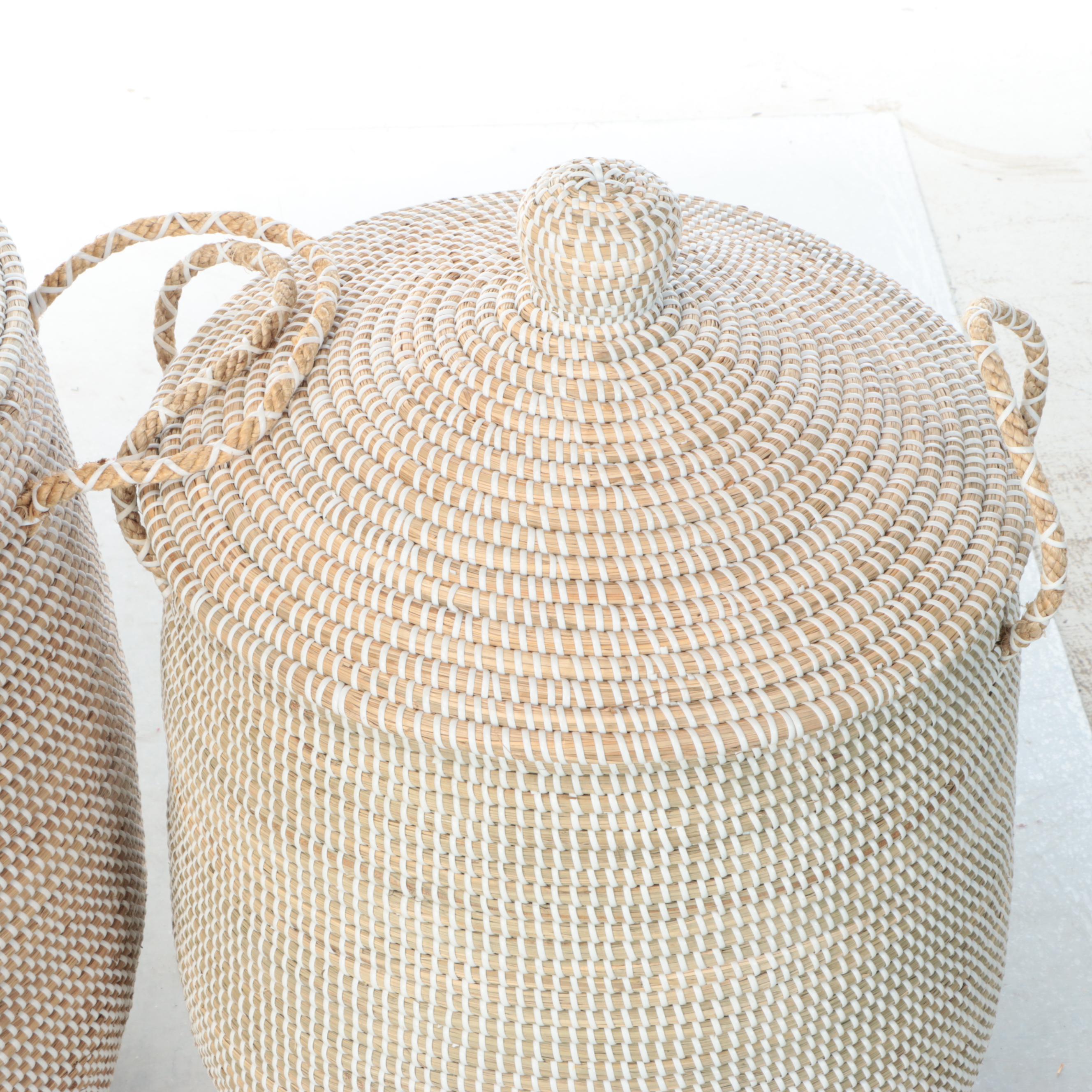 Serena & Lily Nesting Woven Storage Baskets