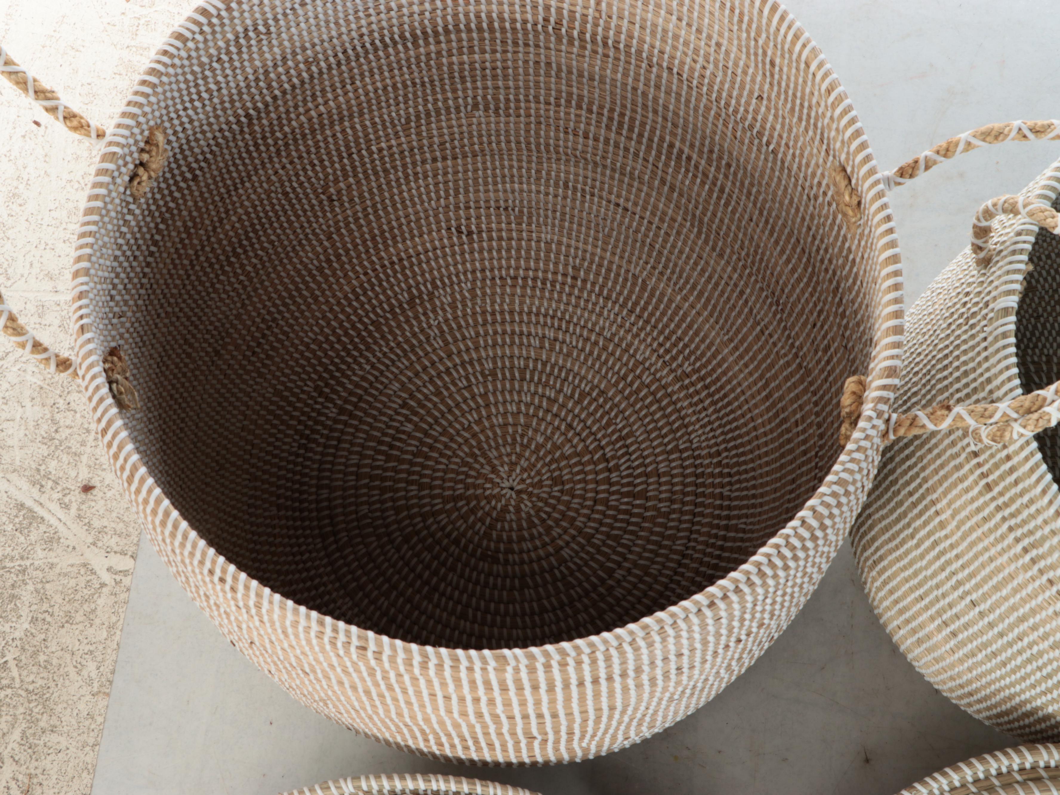 Serena & Lily Nesting Woven Storage Baskets