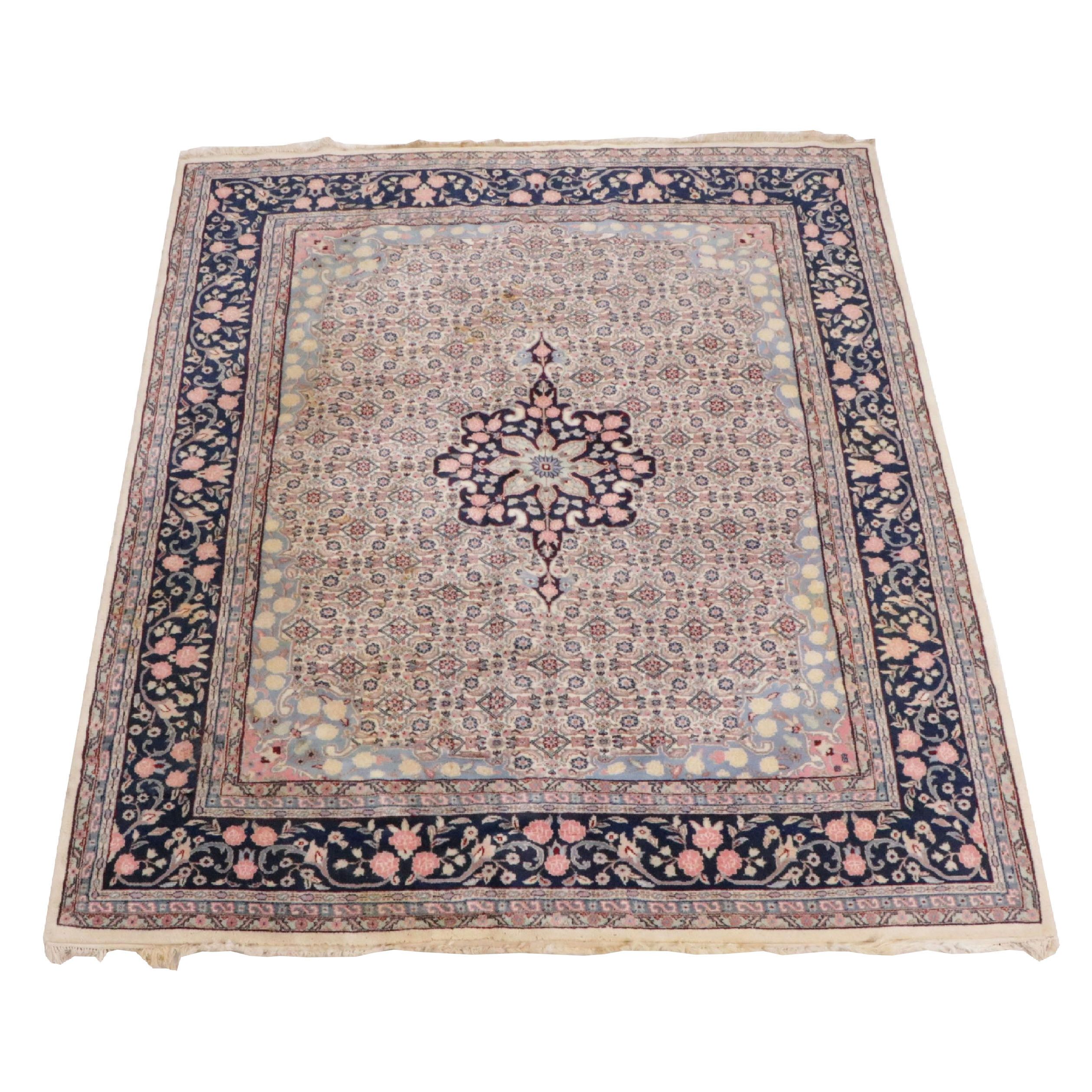 8'1 x 10' Hand-Knotted Persian Bijar Area Rug