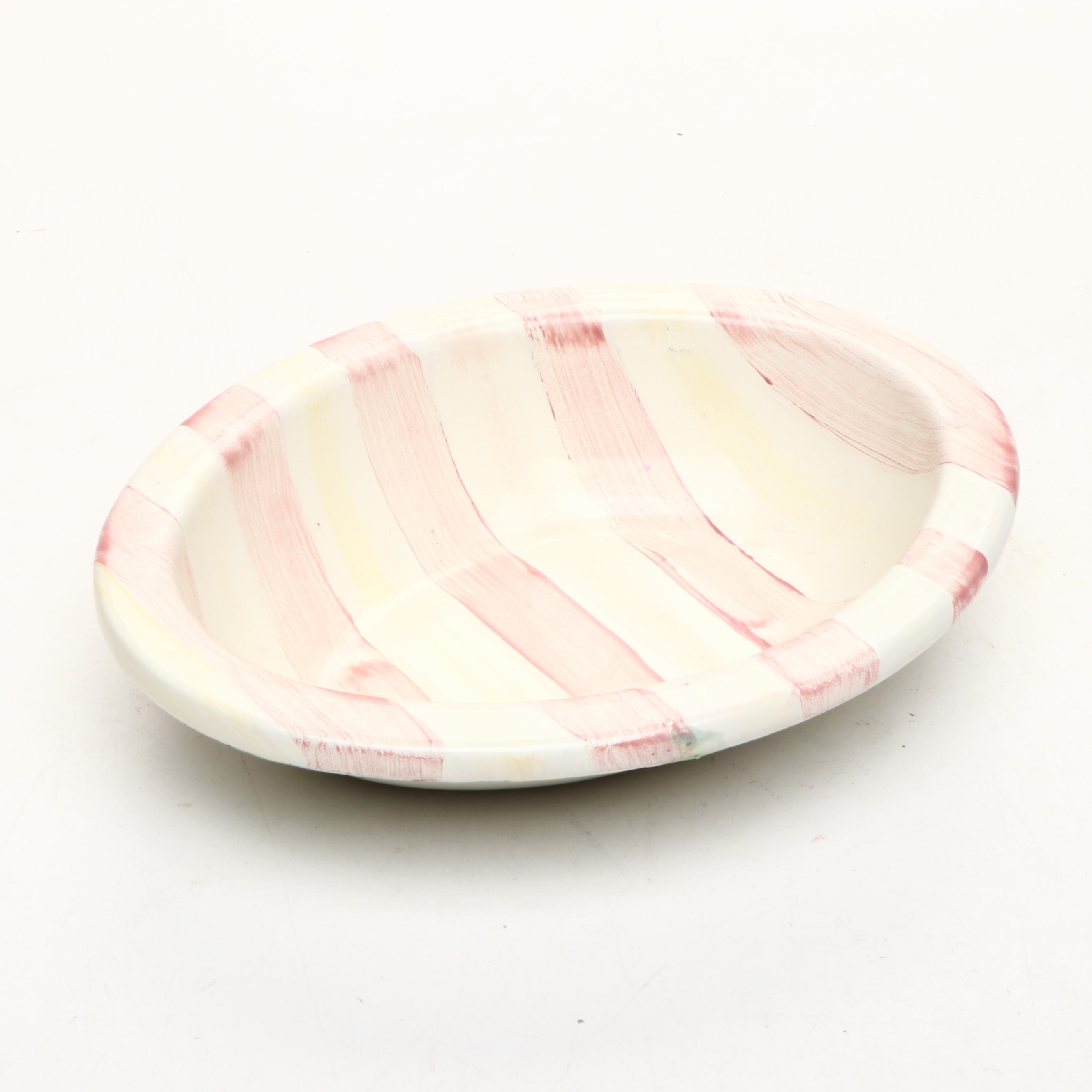 MacKenzie-Childs "Bathing Hut" Enameled Metal Bathroom Accessories