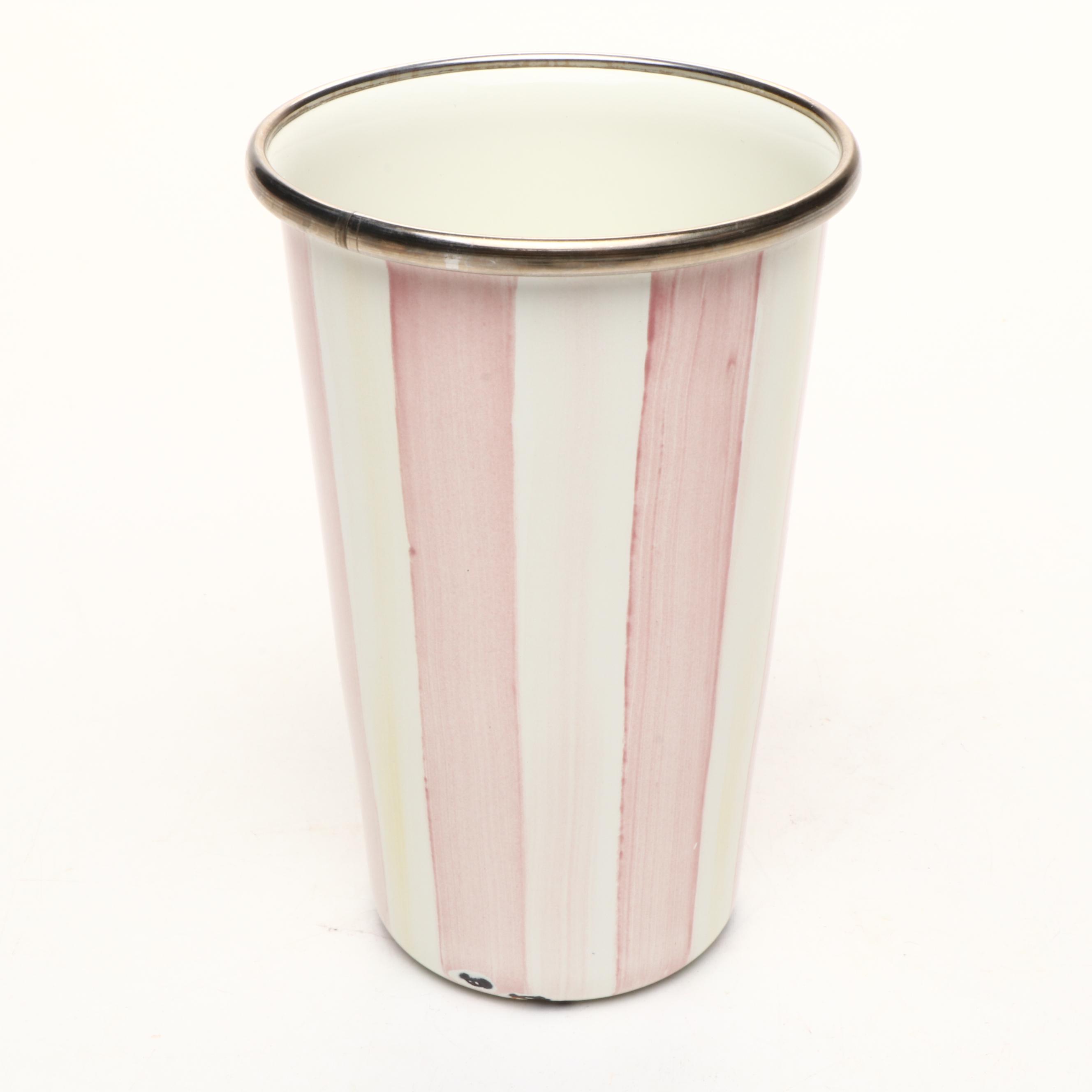 MacKenzie-Childs "Bathing Hut" Enameled Metal Bathroom Accessories