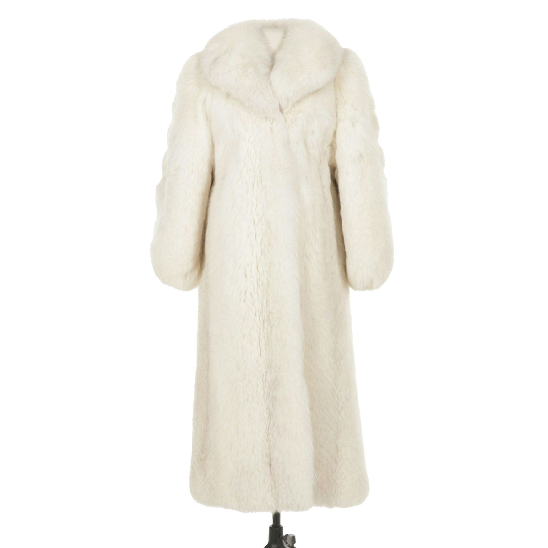 Alaskan Full Skin Fox Fur Feathered Chevron Jacket