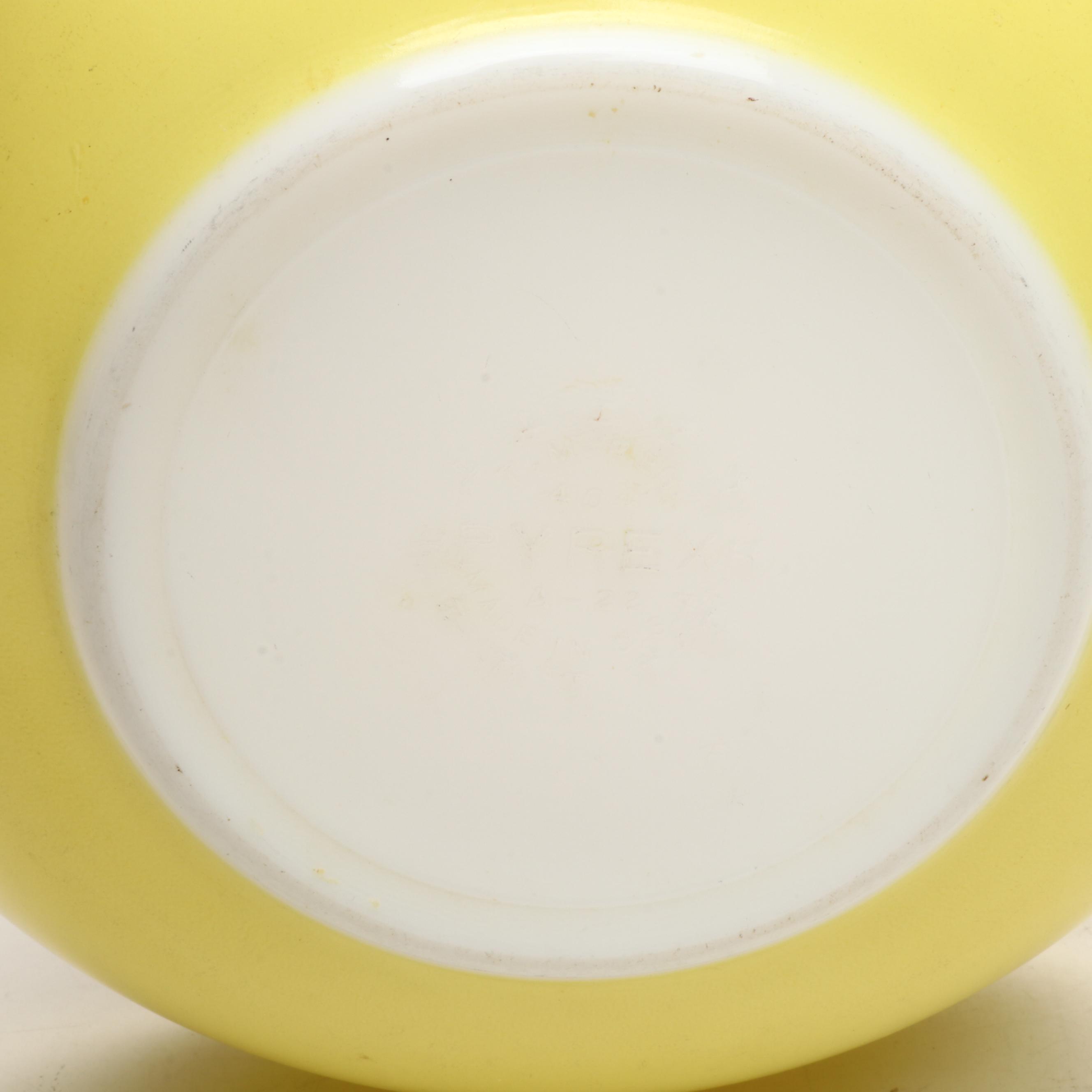 Morton Pottery Stoneware Bowl with Pyrex and Other Mixing Bowls