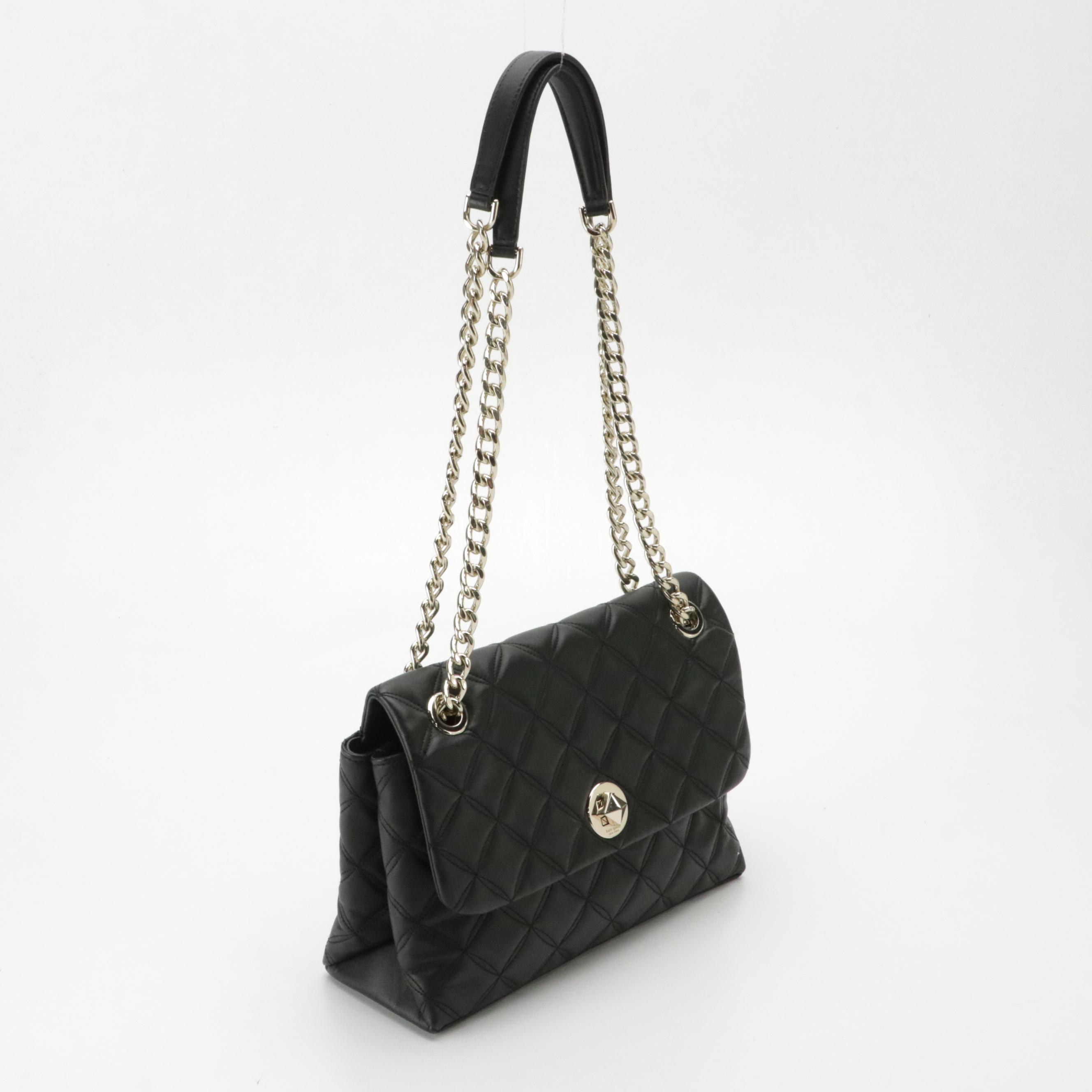 Kate Spade Laurel Way Reese Leather Two-Way Bag & Natalia Flap Shoulder Bag