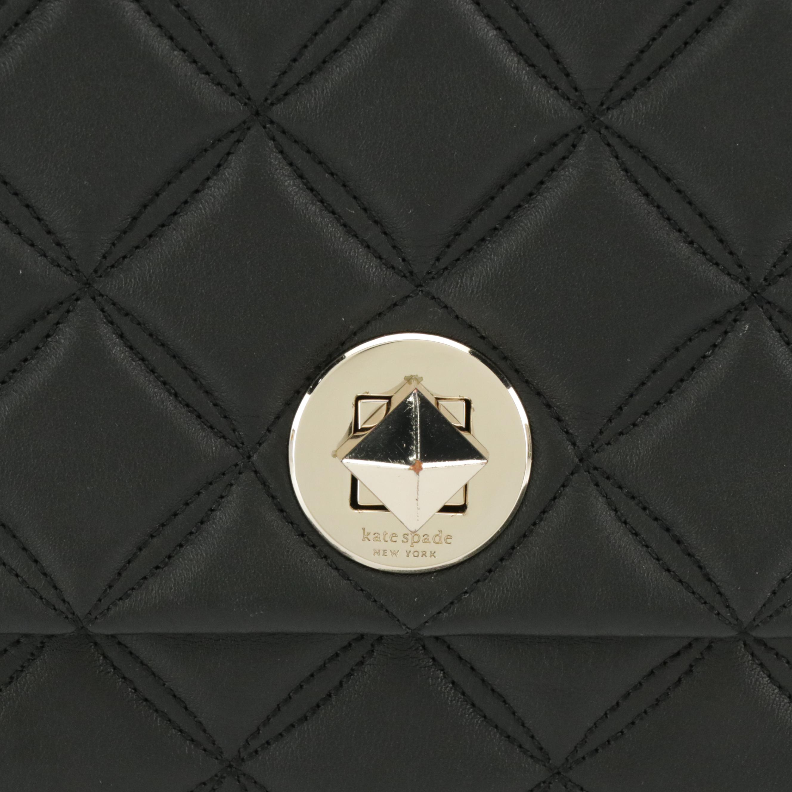 Kate Spade Laurel Way Reese Leather Two-Way Bag & Natalia Flap Shoulder Bag