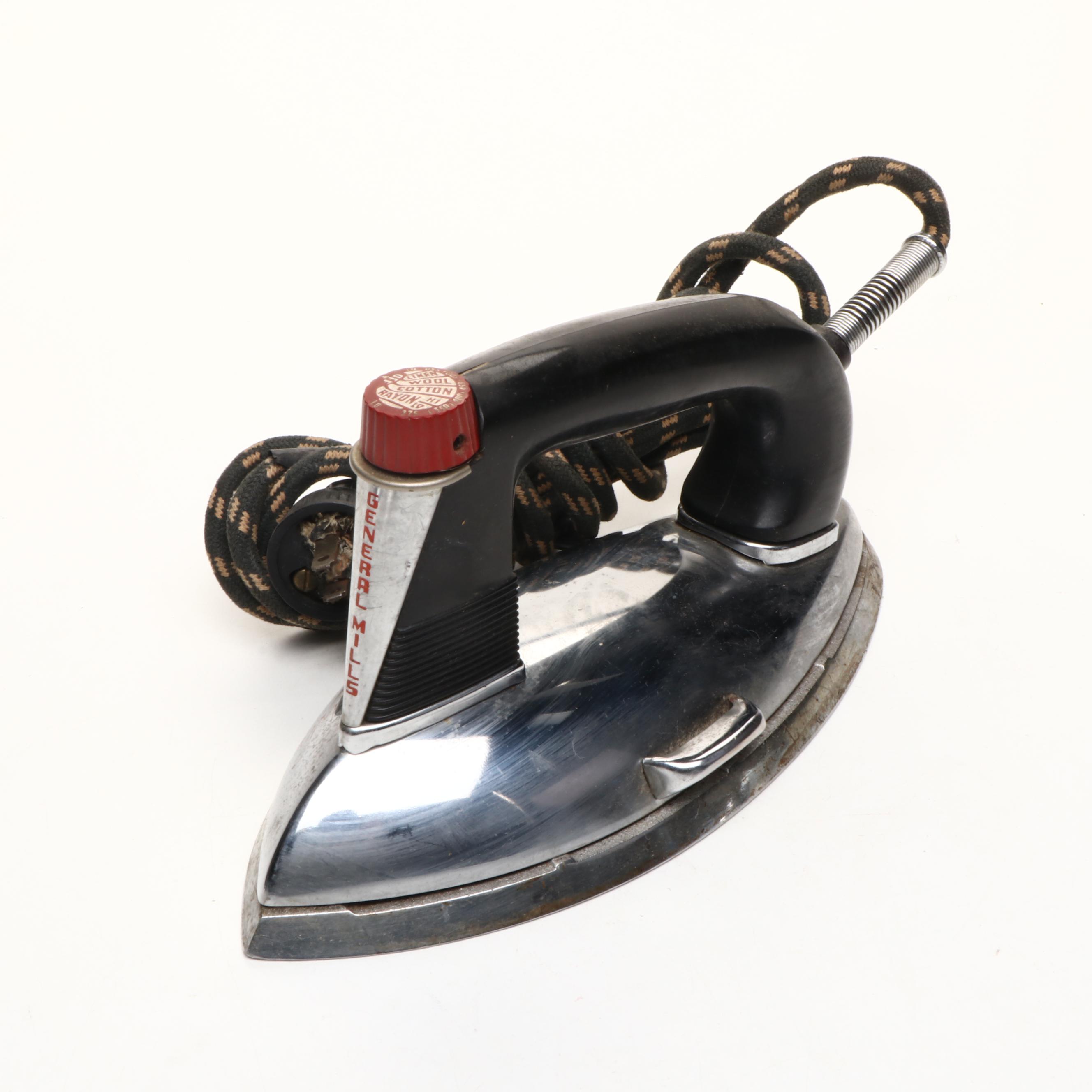 General Electric, Fostoria, and Other Mid-Century Clothes Irons
