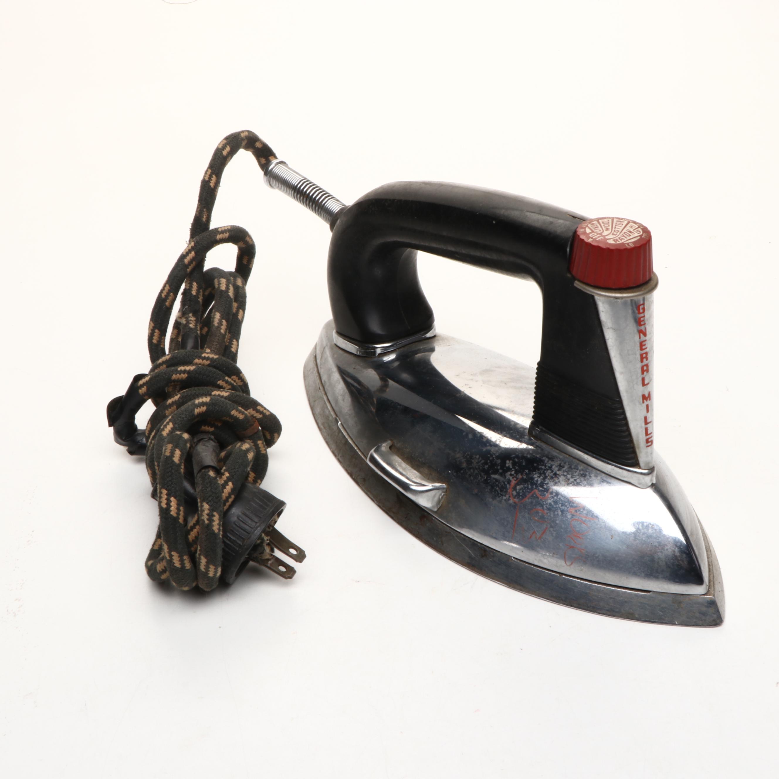 General Electric, Fostoria, and Other Mid-Century Clothes Irons