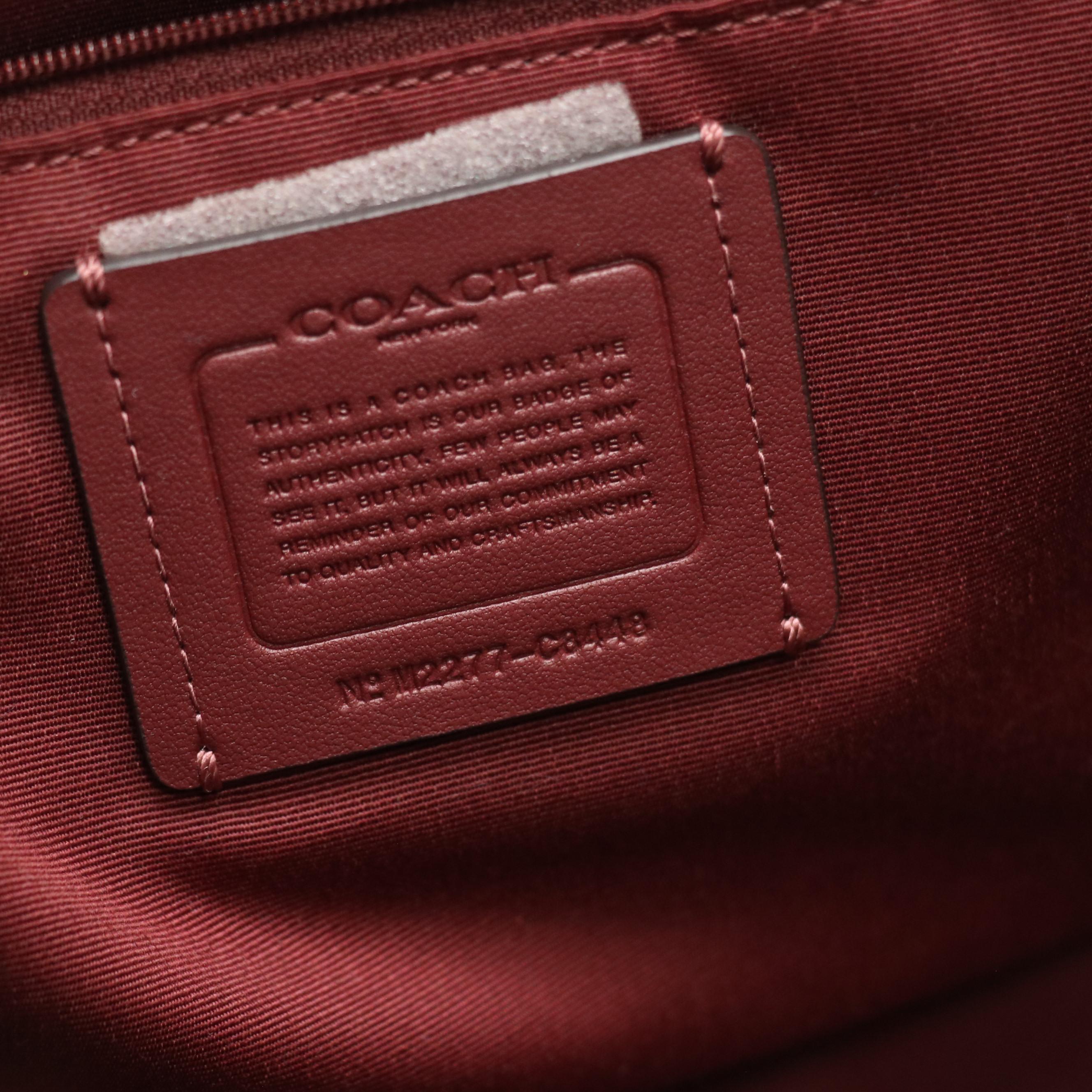 Coach Dempsey Two-Way Carryall Bag, Brown Leather Kristin Shoulder Bag