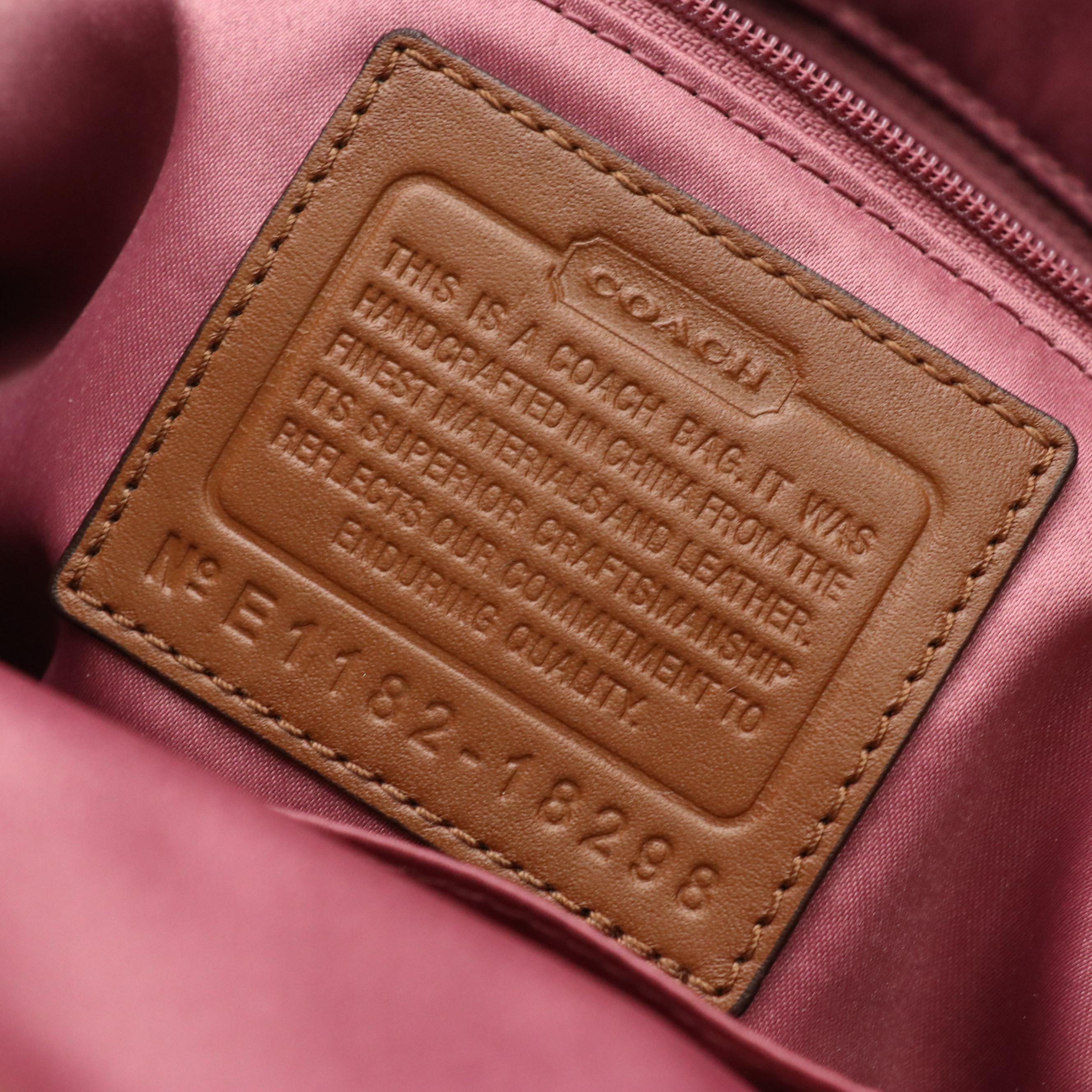 Coach Dempsey Two-Way Carryall Bag, Brown Leather Kristin Shoulder Bag