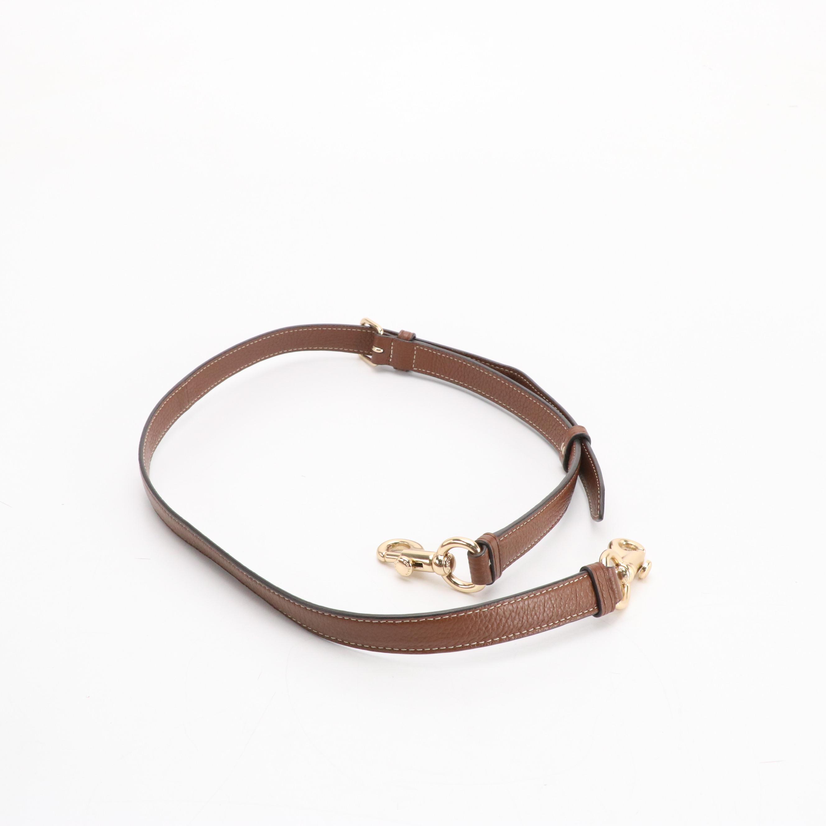 Coach Dempsey Two-Way Carryall Bag, Brown Leather Kristin Shoulder Bag