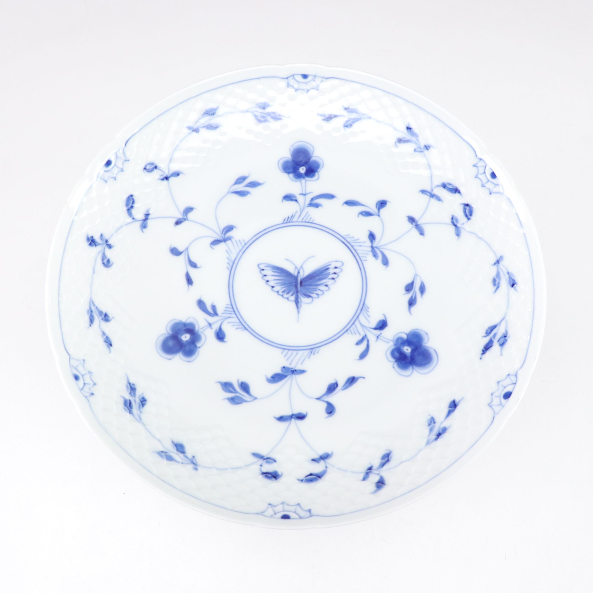 Delft Pedestal Plate & Other Porcelain Serveware