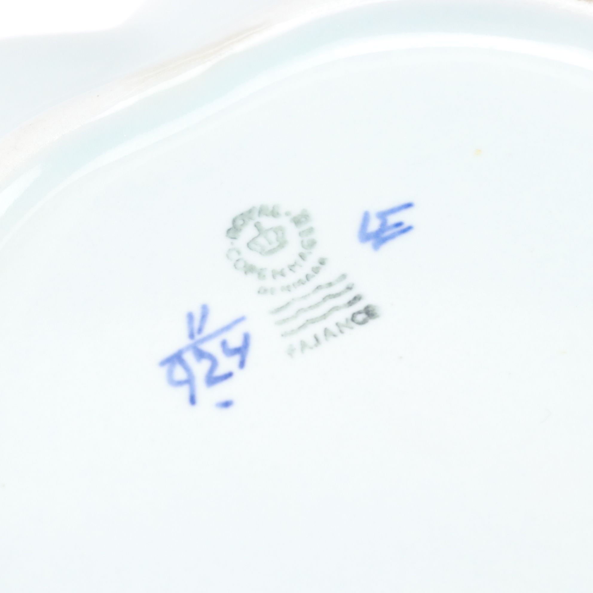 Delft Pedestal Plate & Other Porcelain Serveware