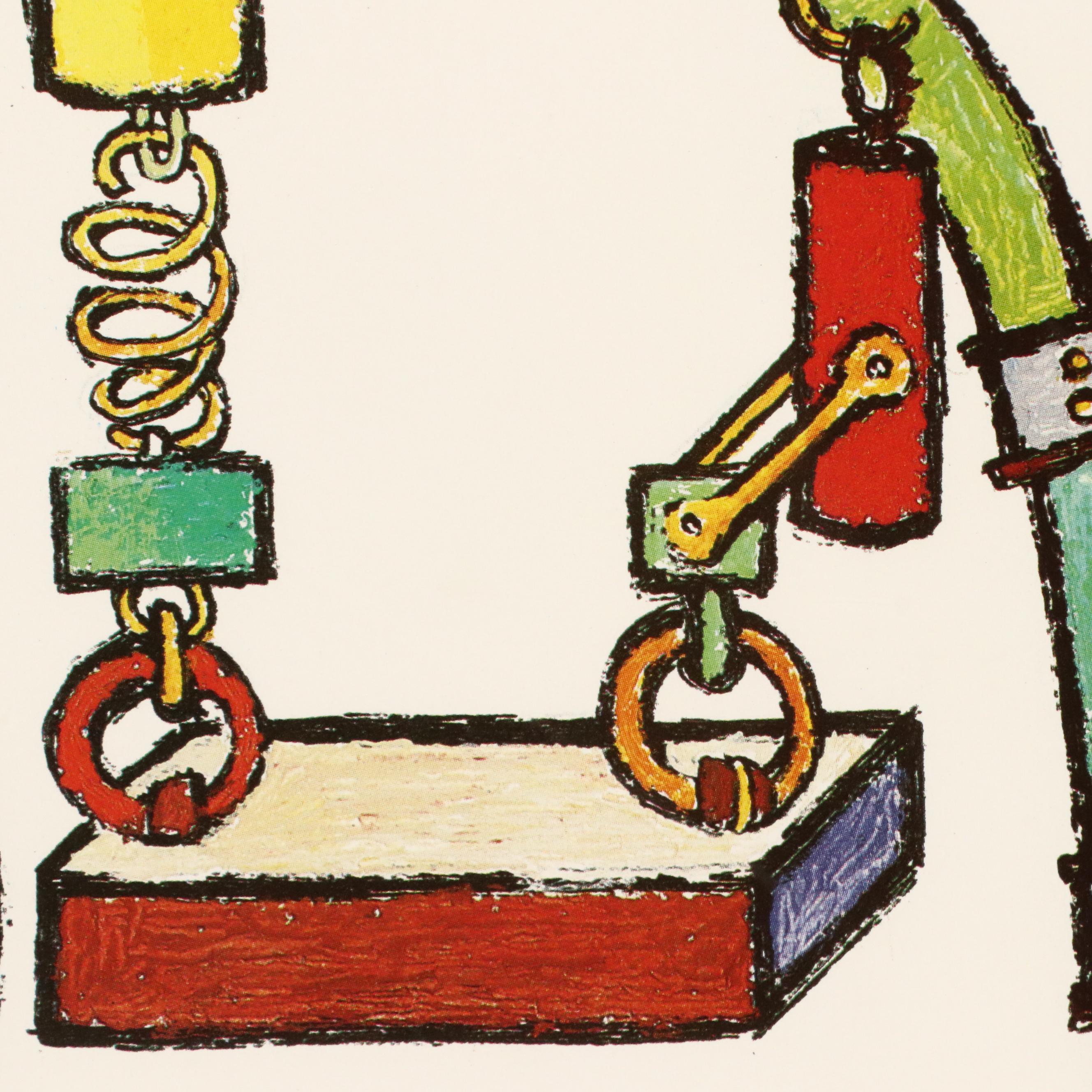 Jovan Obican Folk Offset Lithograph, 1987