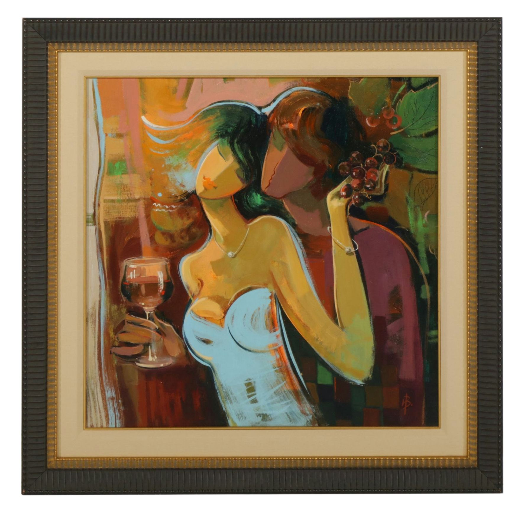 Irina Velcova Acrylic Painting "French Pearl," 2009