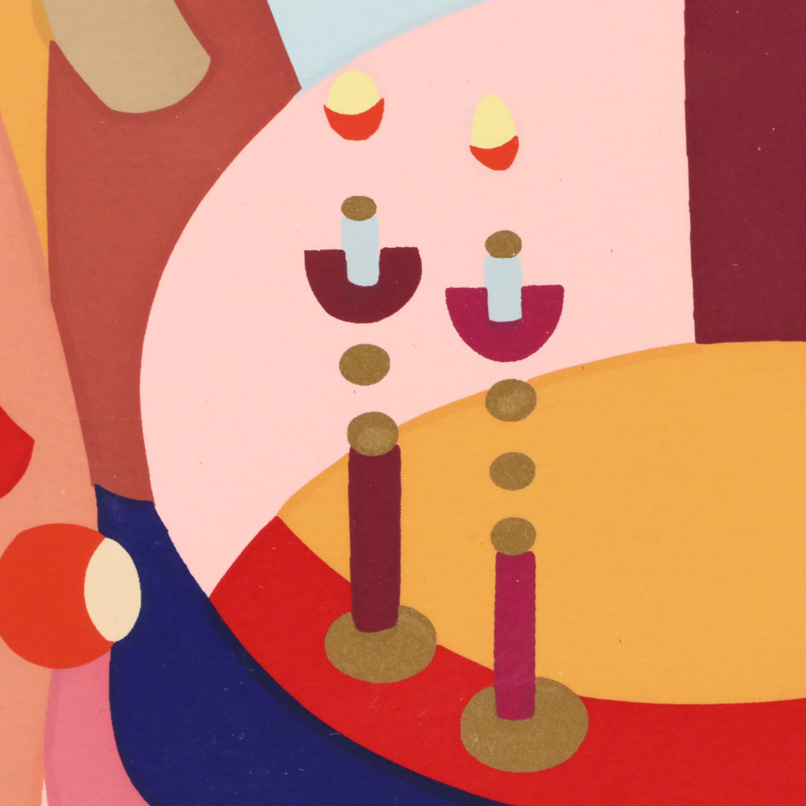 Lydie Egosi Modern Judaic Serigraph