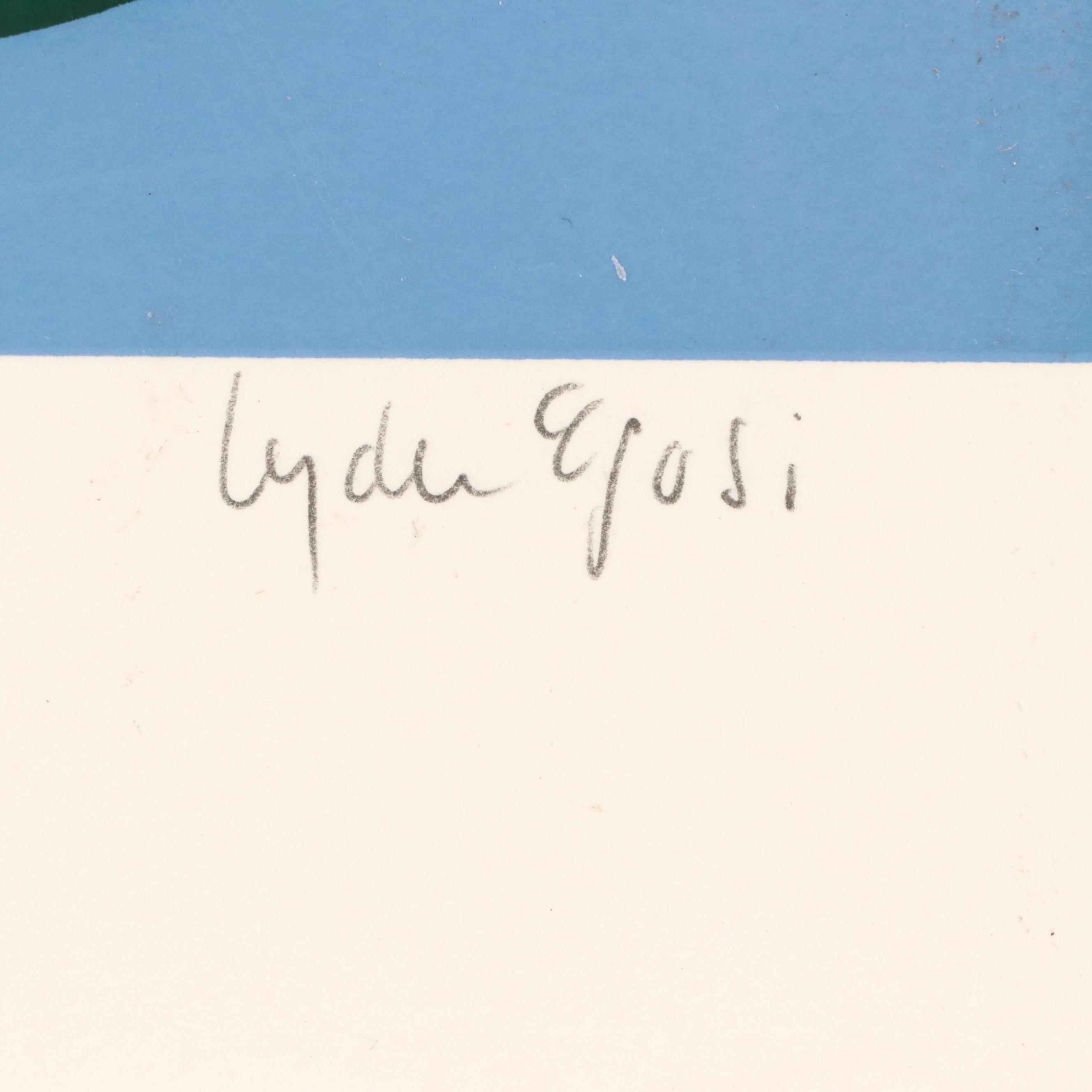 Lydie Egosi Modern Judaic Serigraph