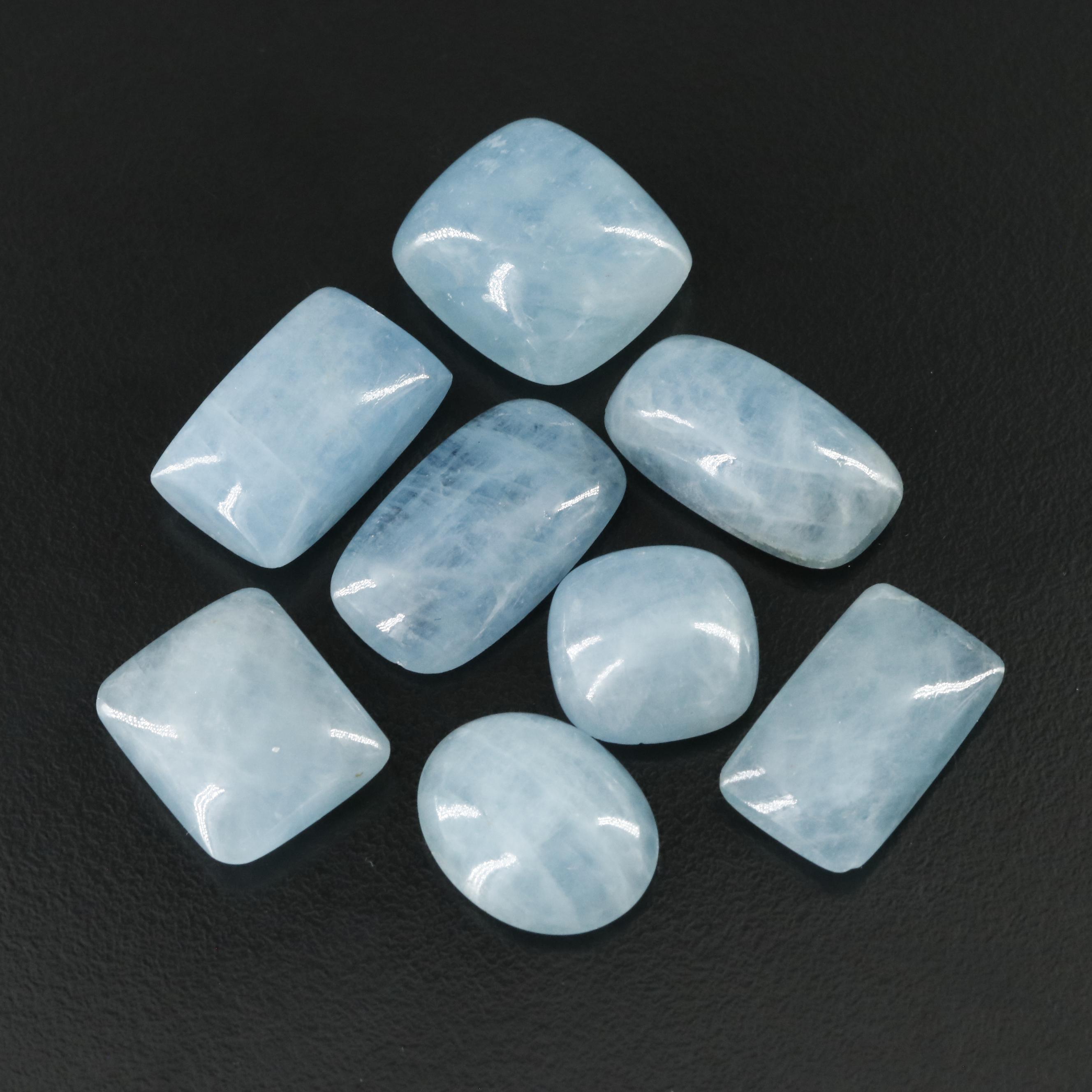 Loose 146.56 CTW Aquamarines