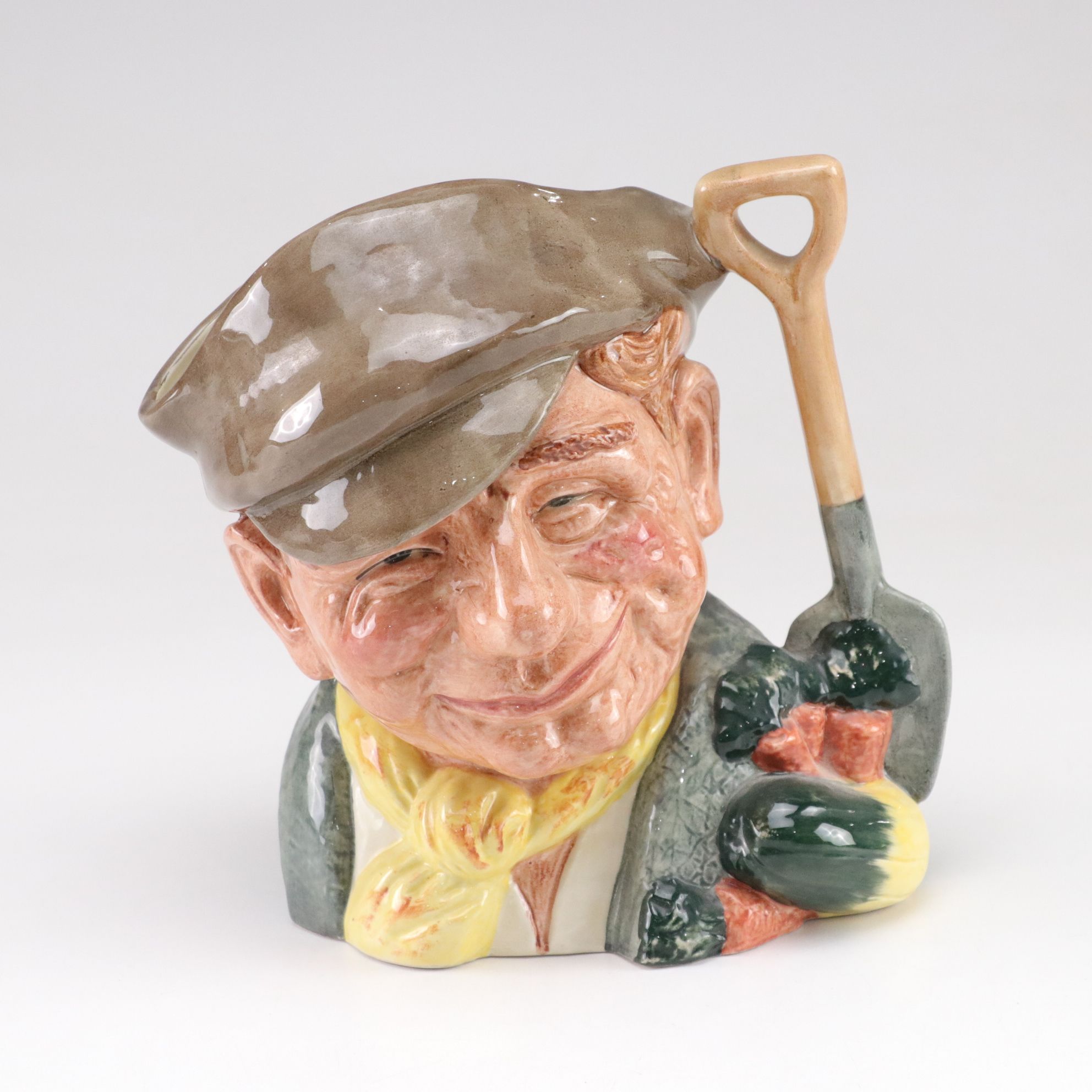 Royal Doulton Toby Jugs "The Mad Hatter", "The Red Queen", and "The Gardener"