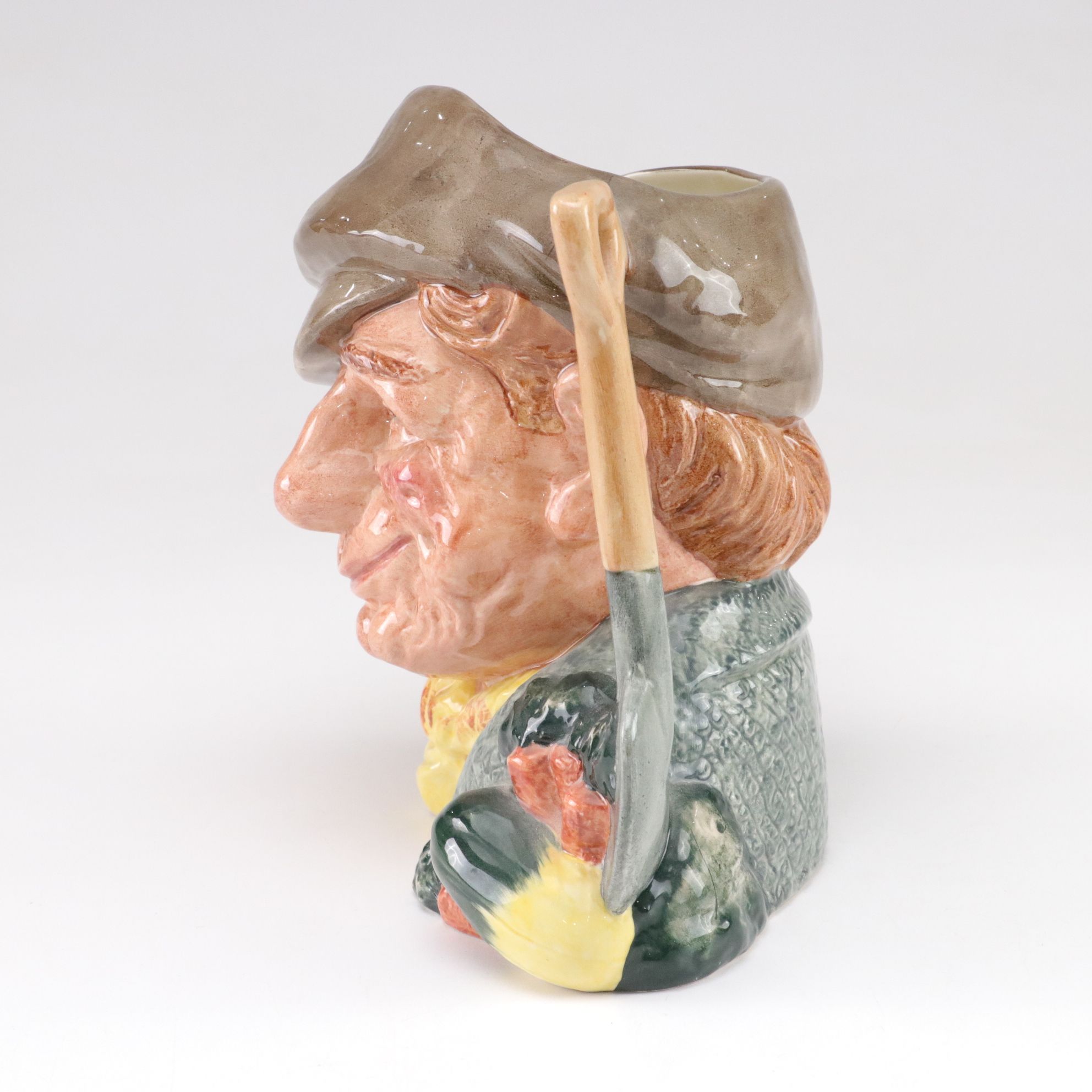 Royal Doulton Toby Jugs "The Mad Hatter", "The Red Queen", and "The Gardener"