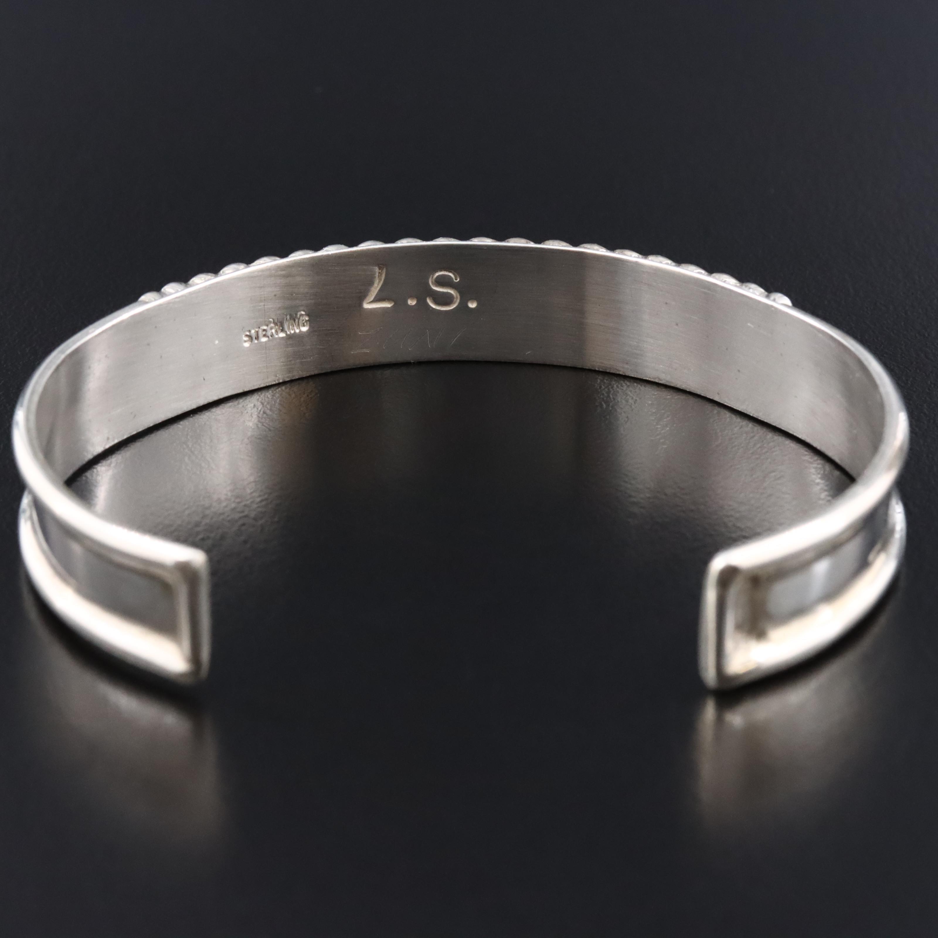 Southwestern Sterling Opal Cuff