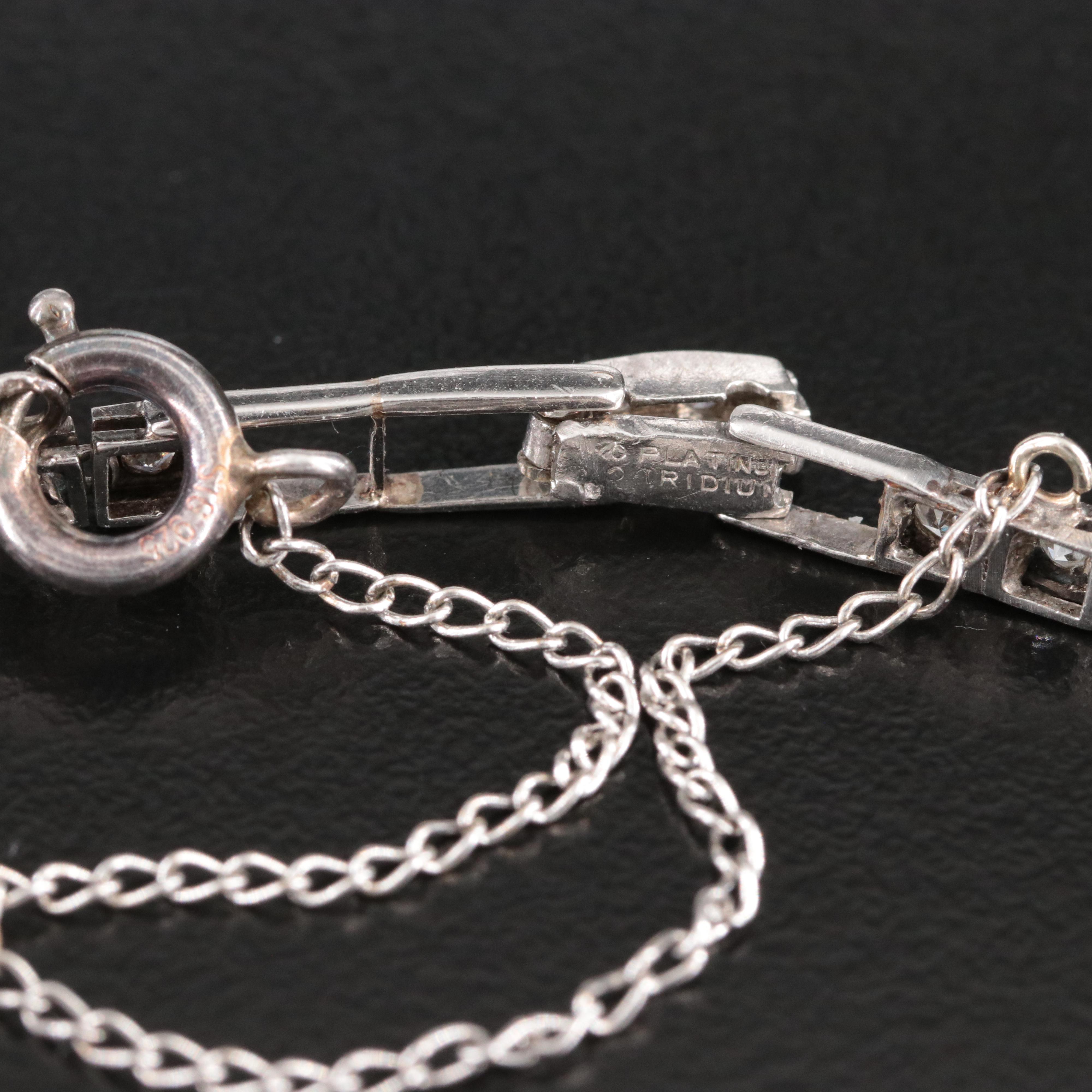 Vintage Hamilton Platinum 1.59ctw. Diamond Watch