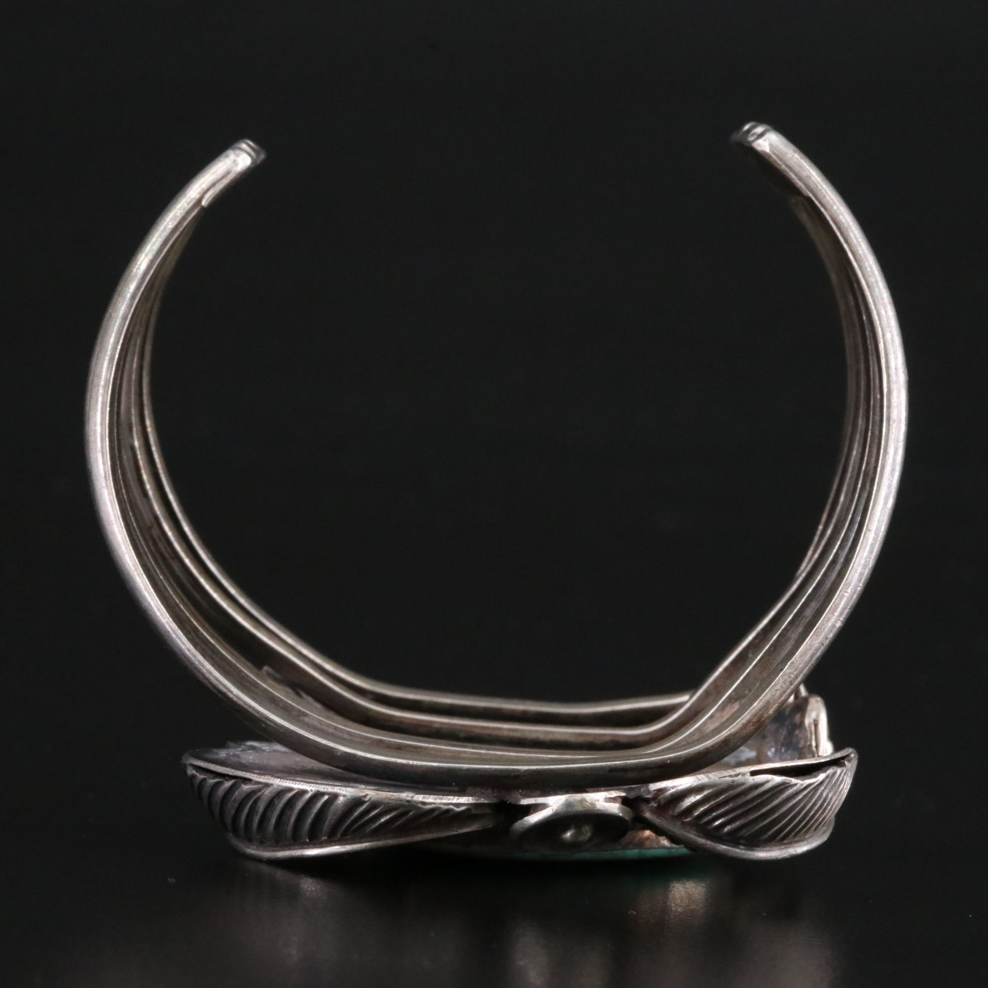 Southwestern Sterling Turquoise Cuff